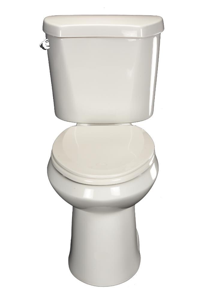 Asiento de inodoro alargado de plástico blanco Centoco DS950CT-001