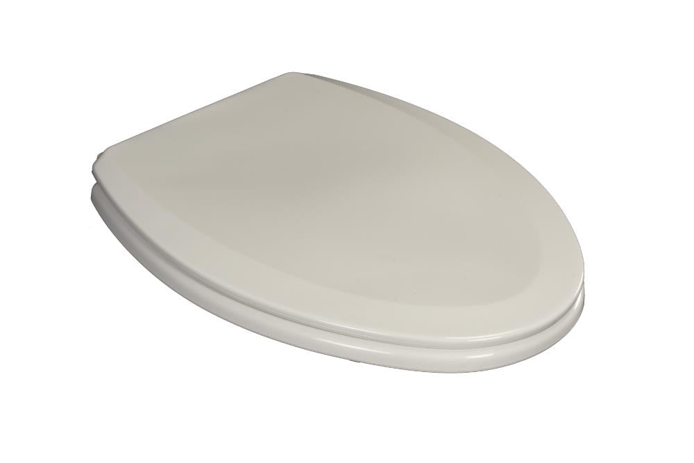Asiento de inodoro alargado de plástico blanco Centoco DS950CT-001
