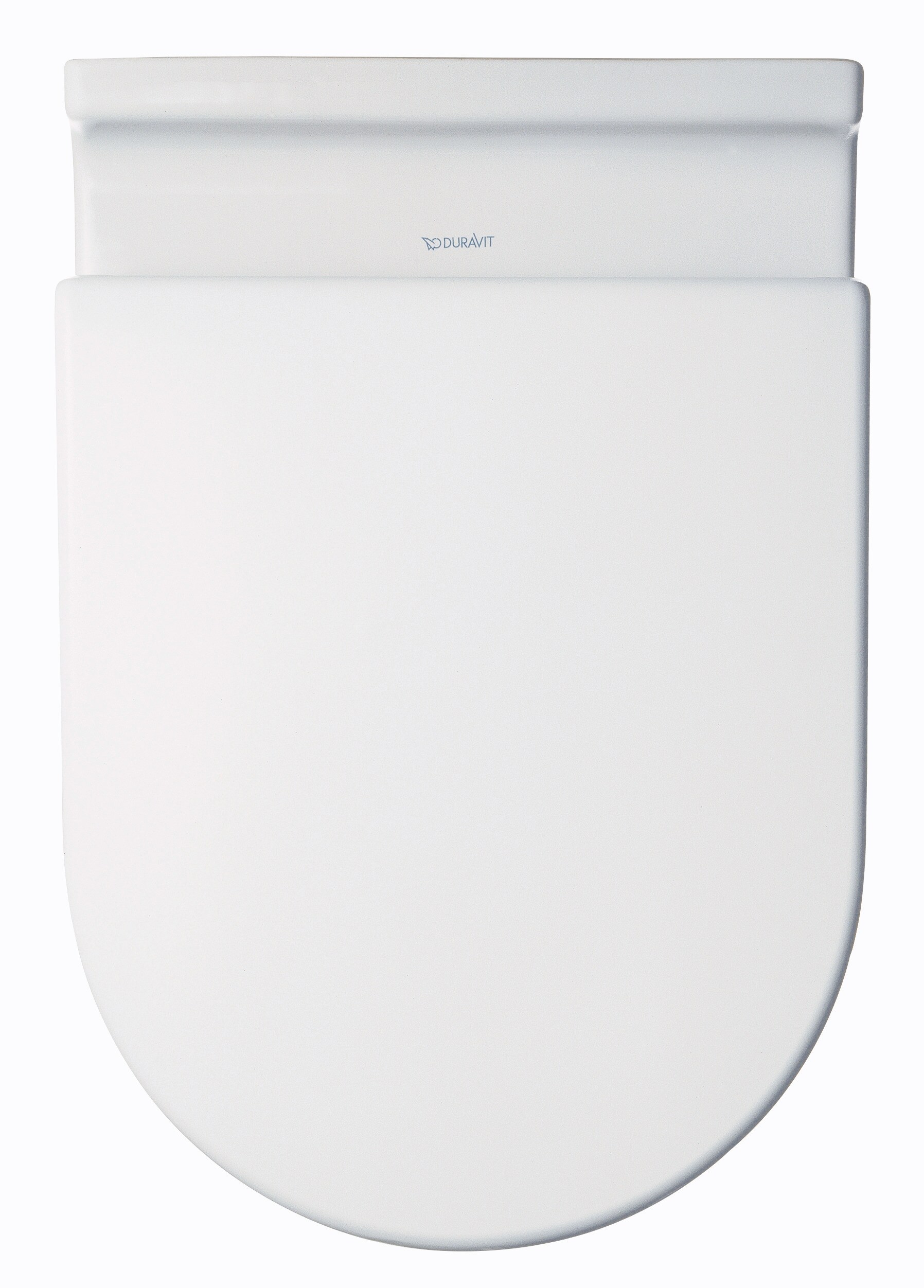 Asiento de inodoro alargado de plástico blanco Duravit Starck 3
