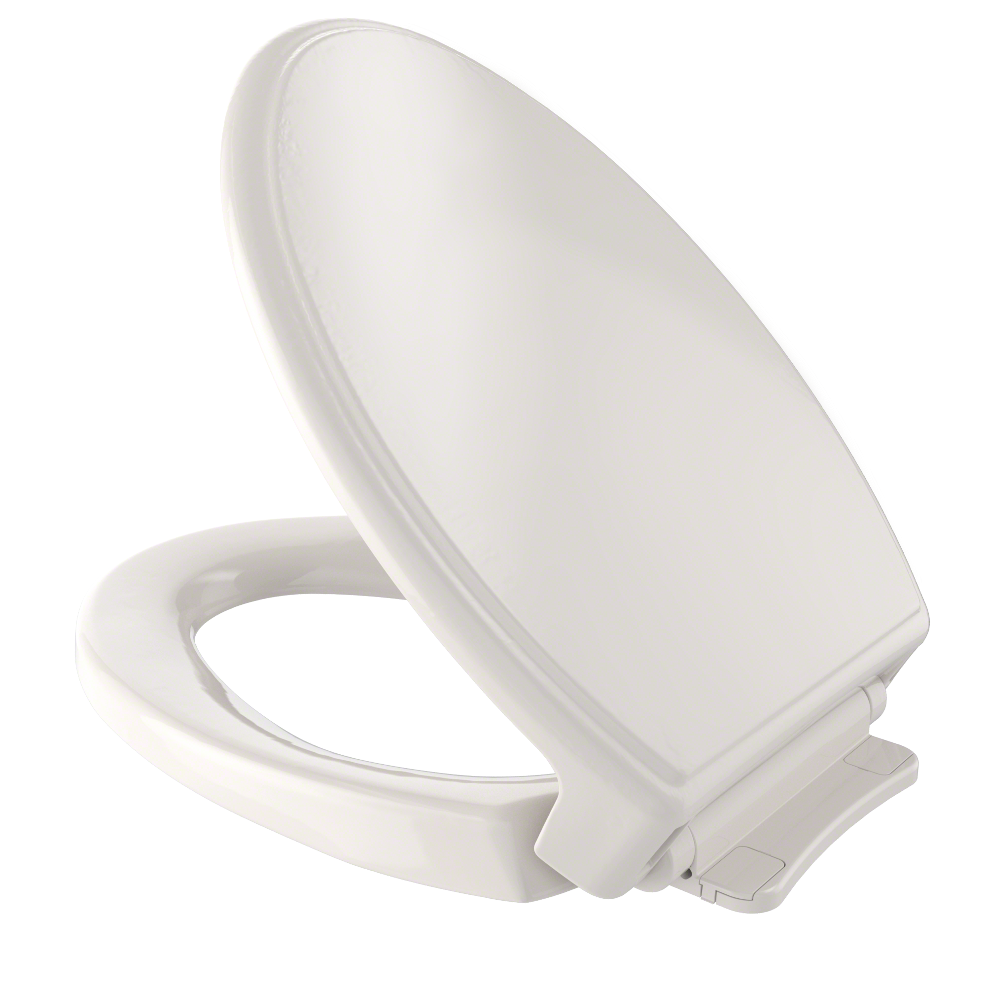 Asiento de baño alargado de cierre suave en plástico color beige Sedona de TOTO SS154-12