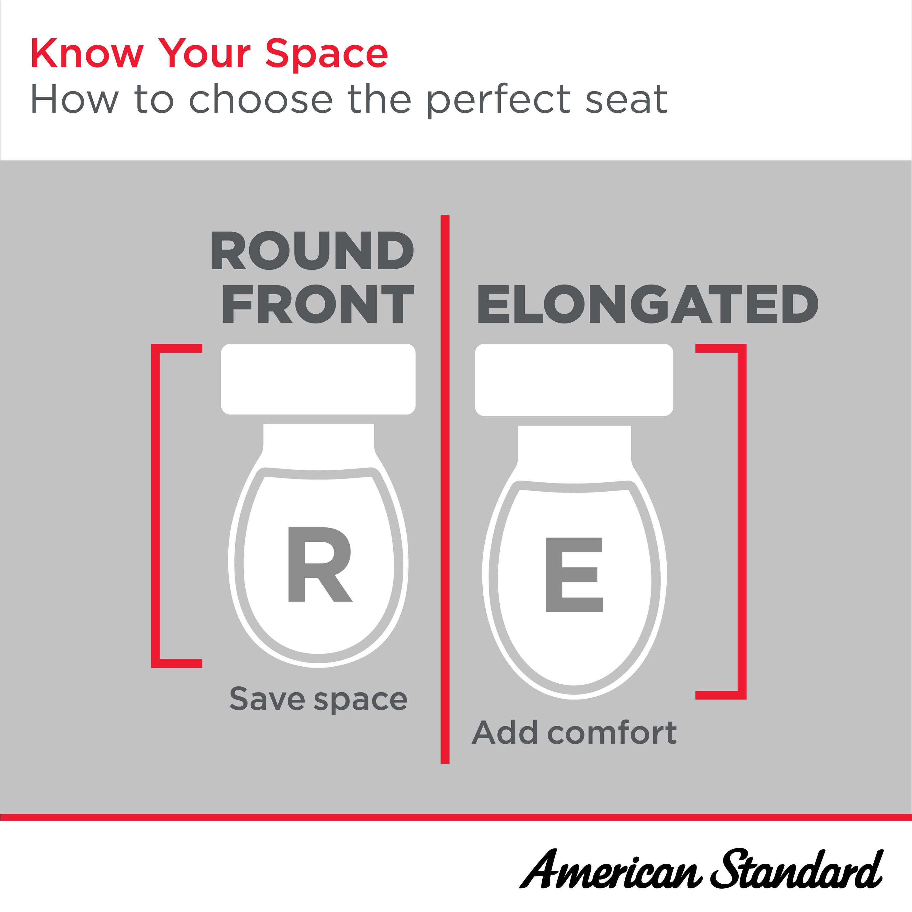 Asiento de Inodoro American Standard Cardiff de Plástico Blanco con Cierre Suave Alargado 5257A65MT.020.