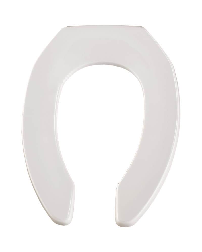 Asiento de Baño Alargado de Plástico Blanco Mayfair por Bemis 171955 000