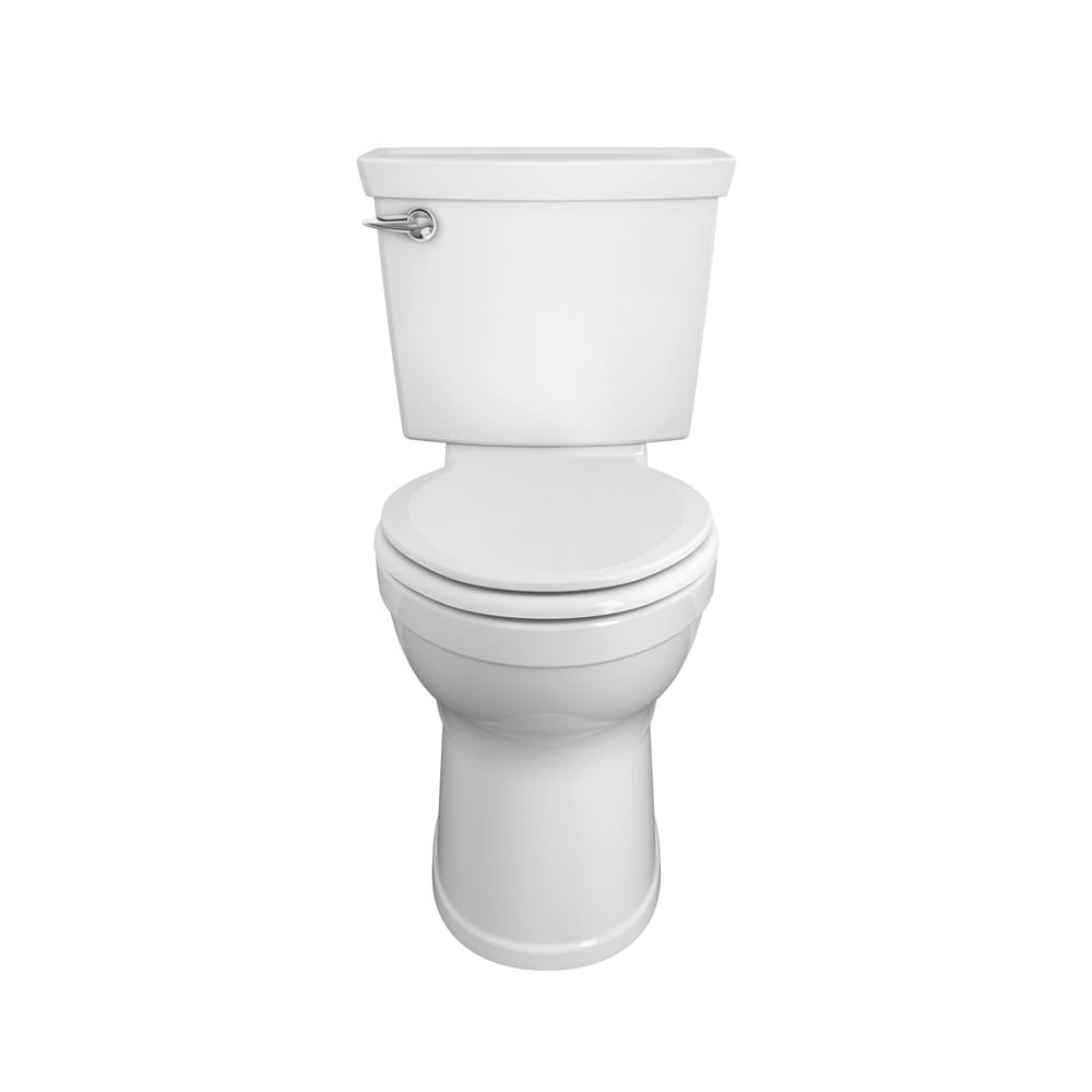 Asiento de baño alargado de madera en blanco suave con cierre lento Bedminster de American Standard 5269A65DL.020