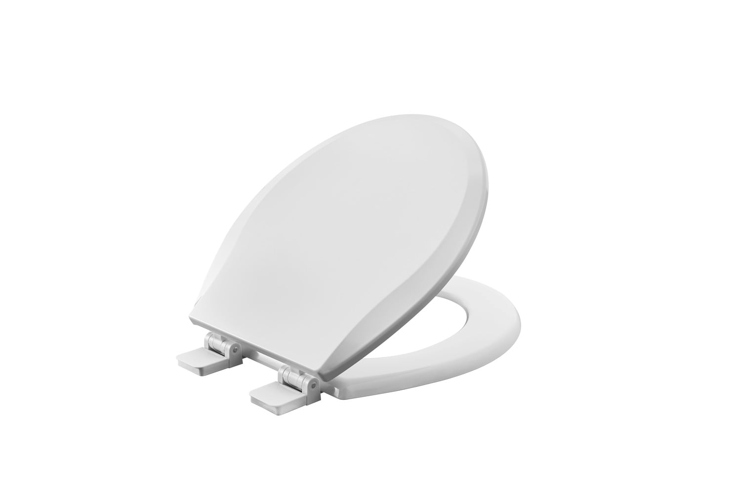 Asiento de baño alargado de madera en blanco suave con cierre lento Bedminster de American Standard 5269A65DL.020