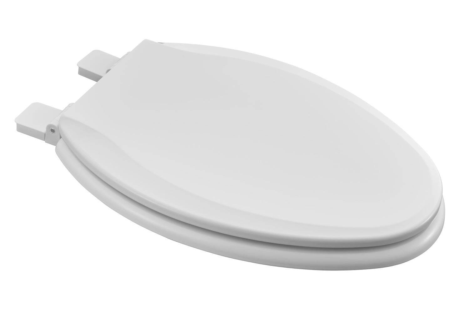 Asiento de baño alargado de madera en blanco suave con cierre lento Bedminster de American Standard 5269A65DL.020