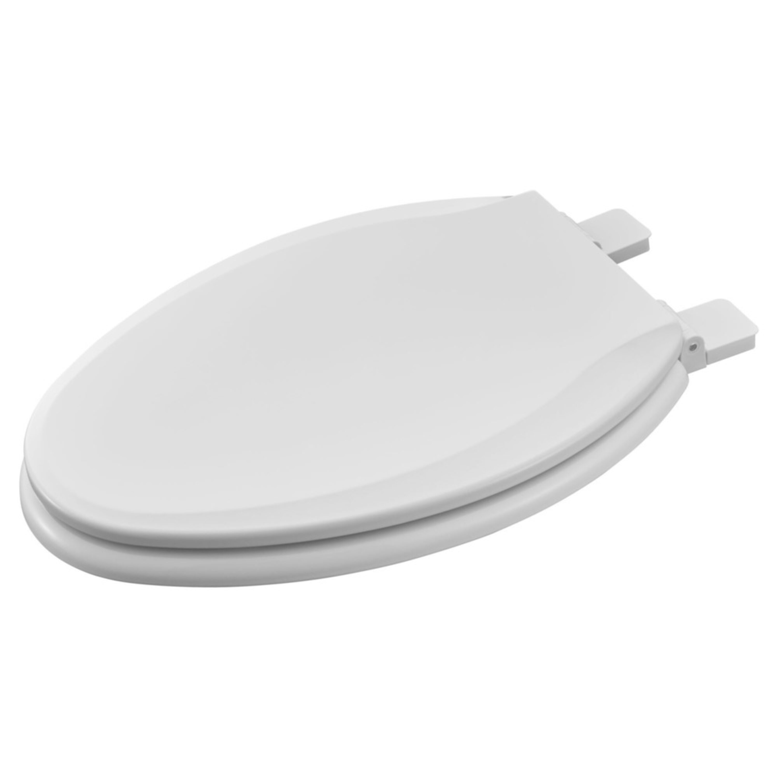 Asiento de baño alargado de madera en blanco suave con cierre lento Bedminster de American Standard 5269A65DL.020