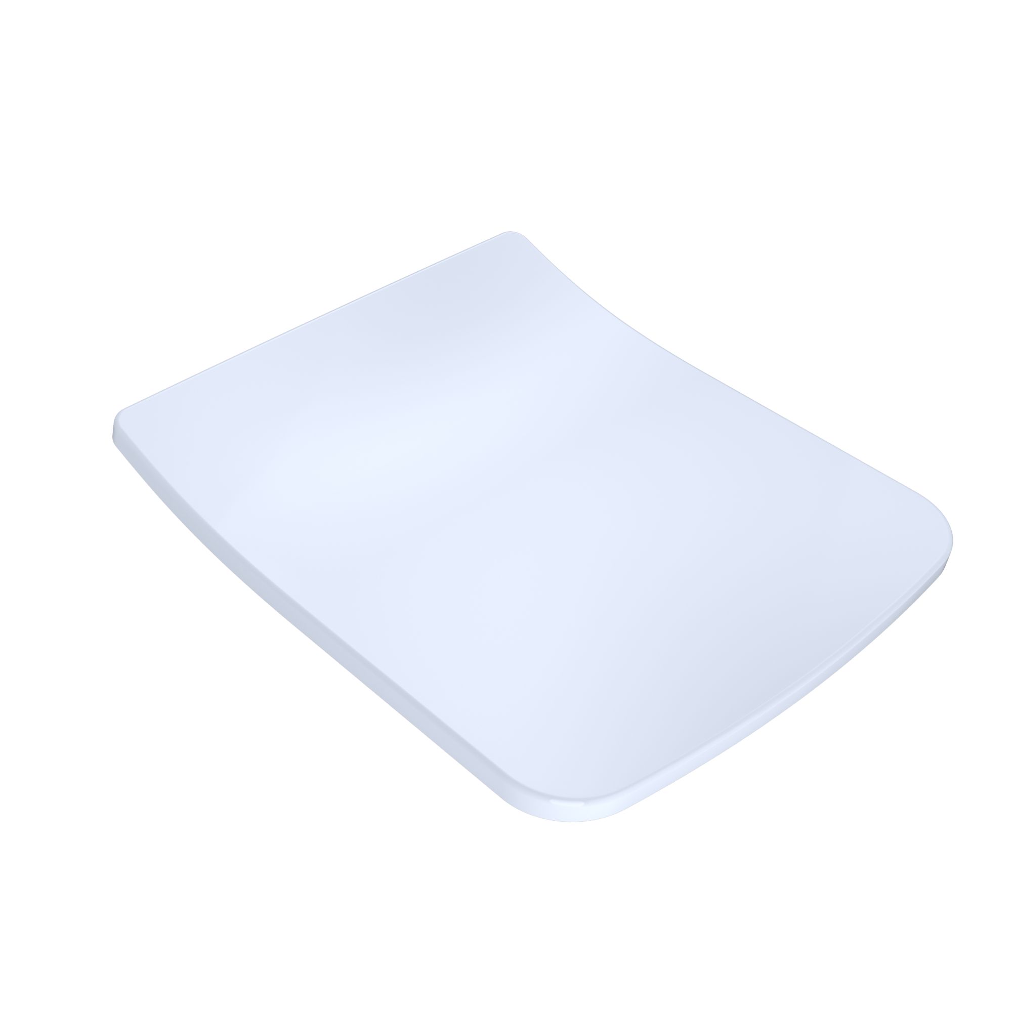 Asiento de inodoro alargado de plástico blanco TOTO SS249R-01