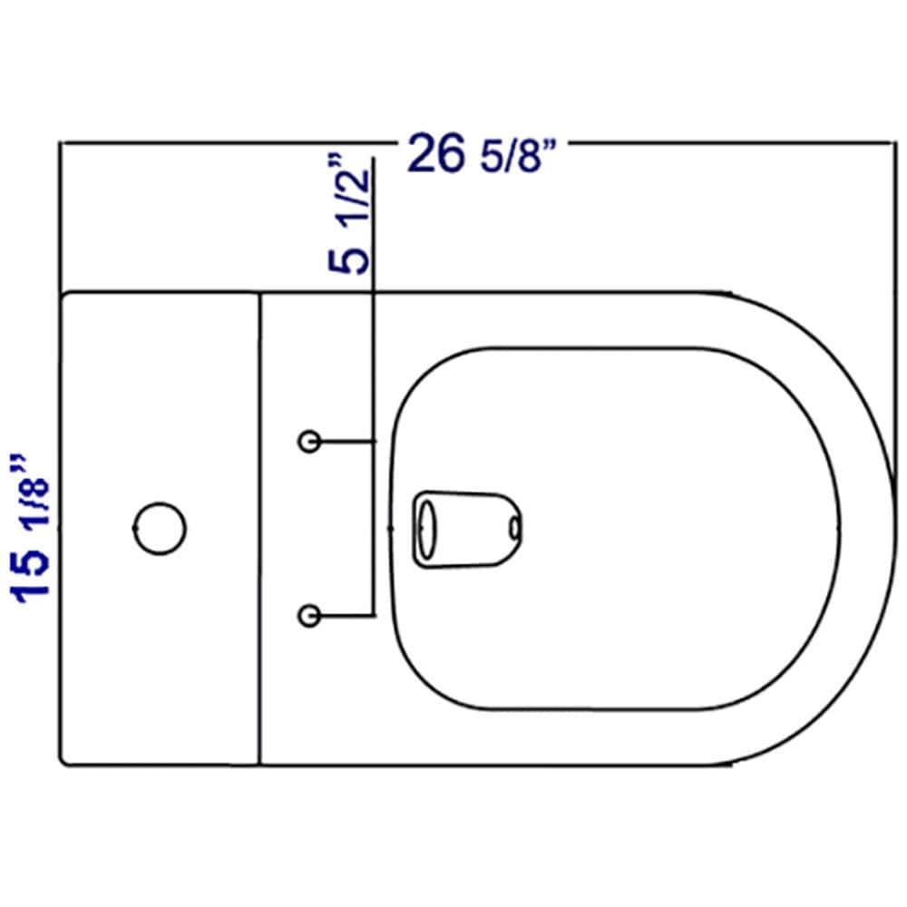 Asiento de inodoro alargado de plástico blanco con cierre suave - EAGO R-351SEAT