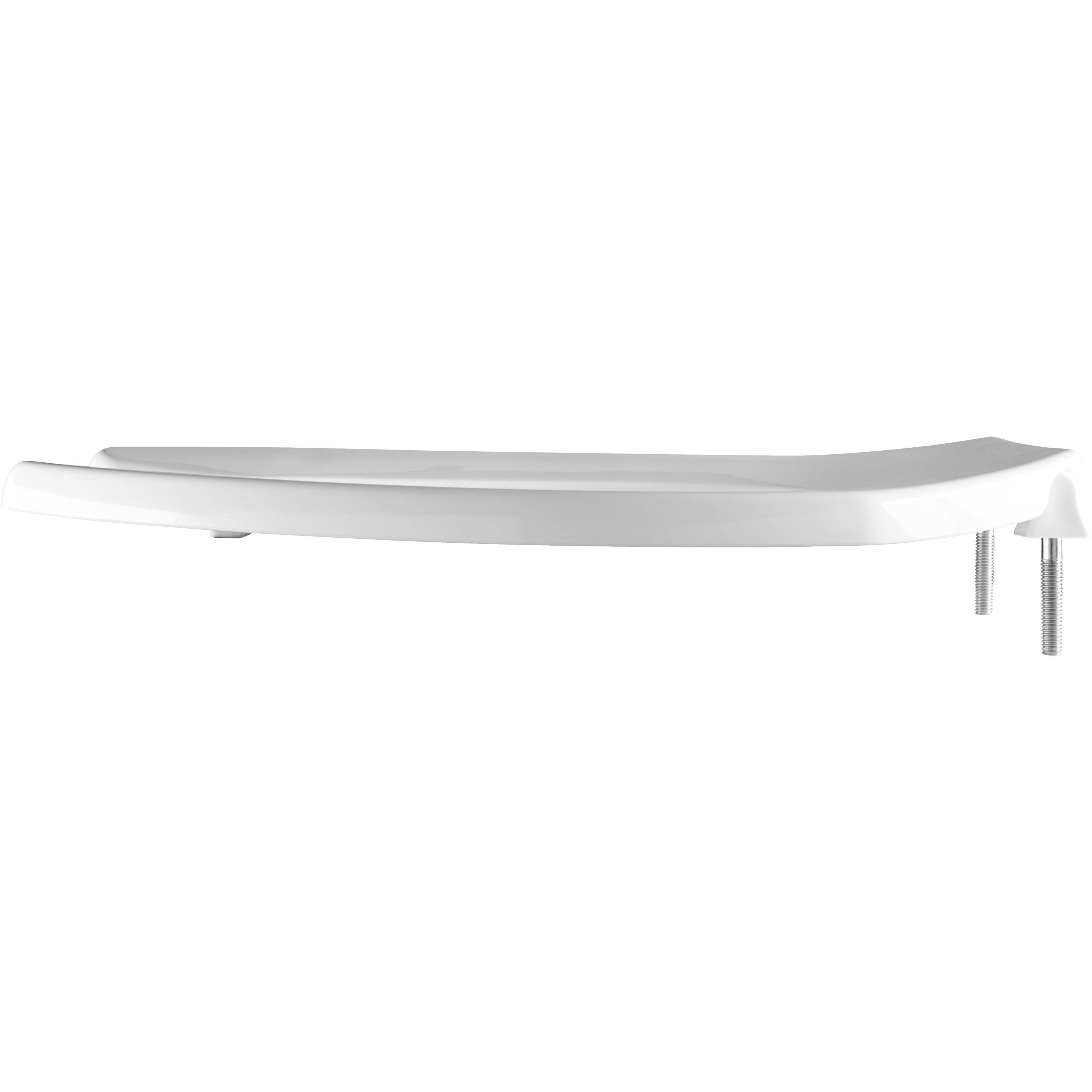 Asiento de baño alargado de plástico blanco Bemis 1055 000