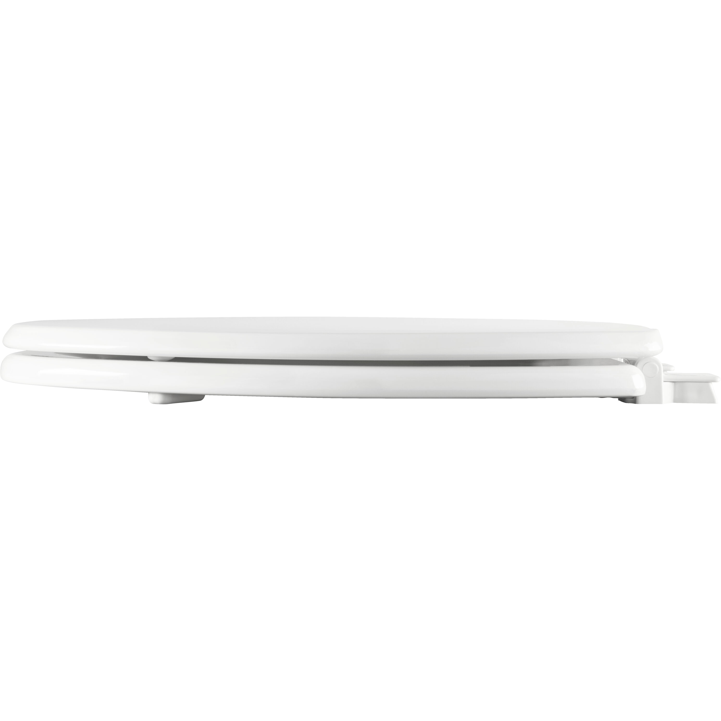 Asiento de Inodoro Alargado de Madera Blanca Bayfield Mayfair de Bemis 1721EC 000