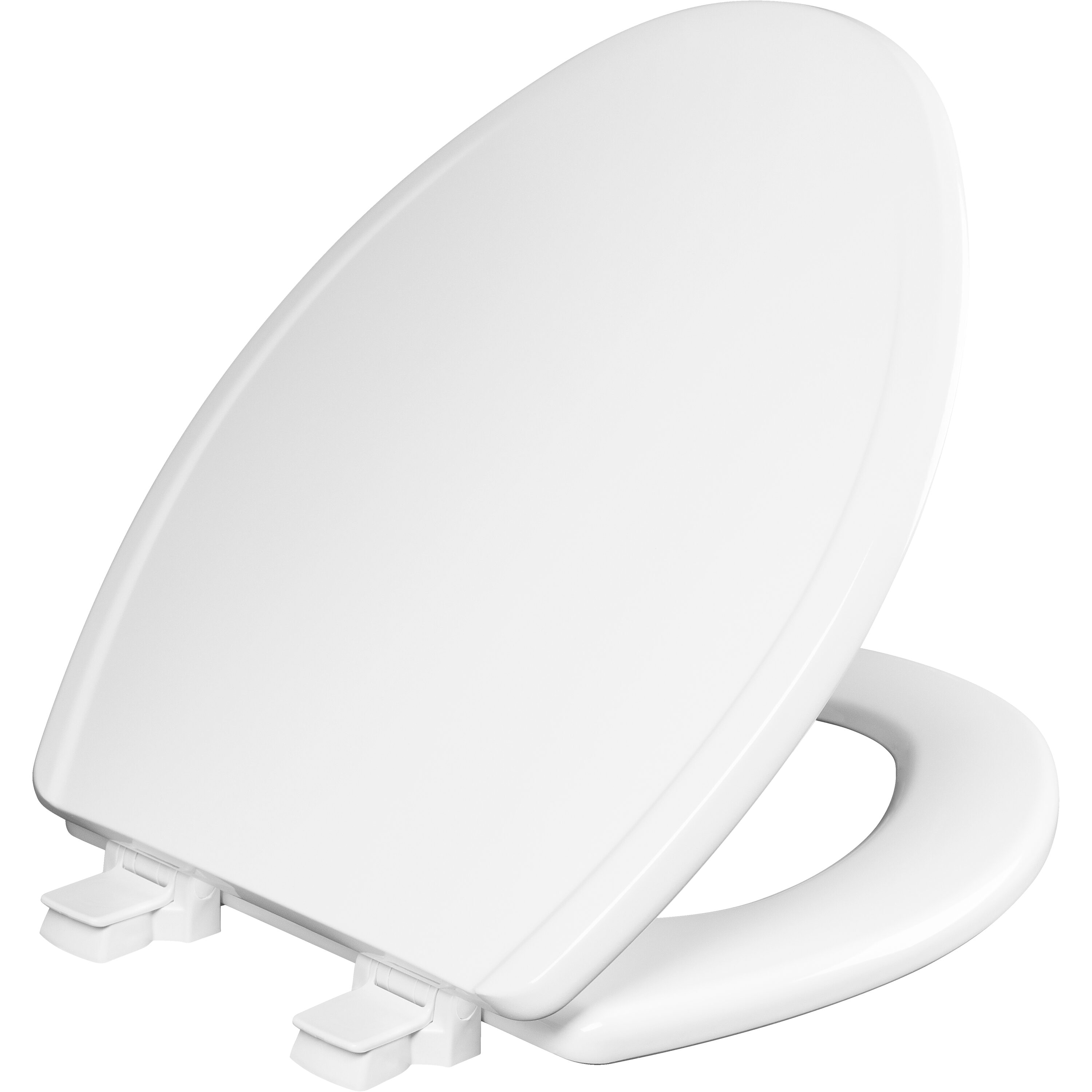 Asiento de Inodoro Alargado de Madera Blanca Bayfield Mayfair de Bemis 1721EC 000