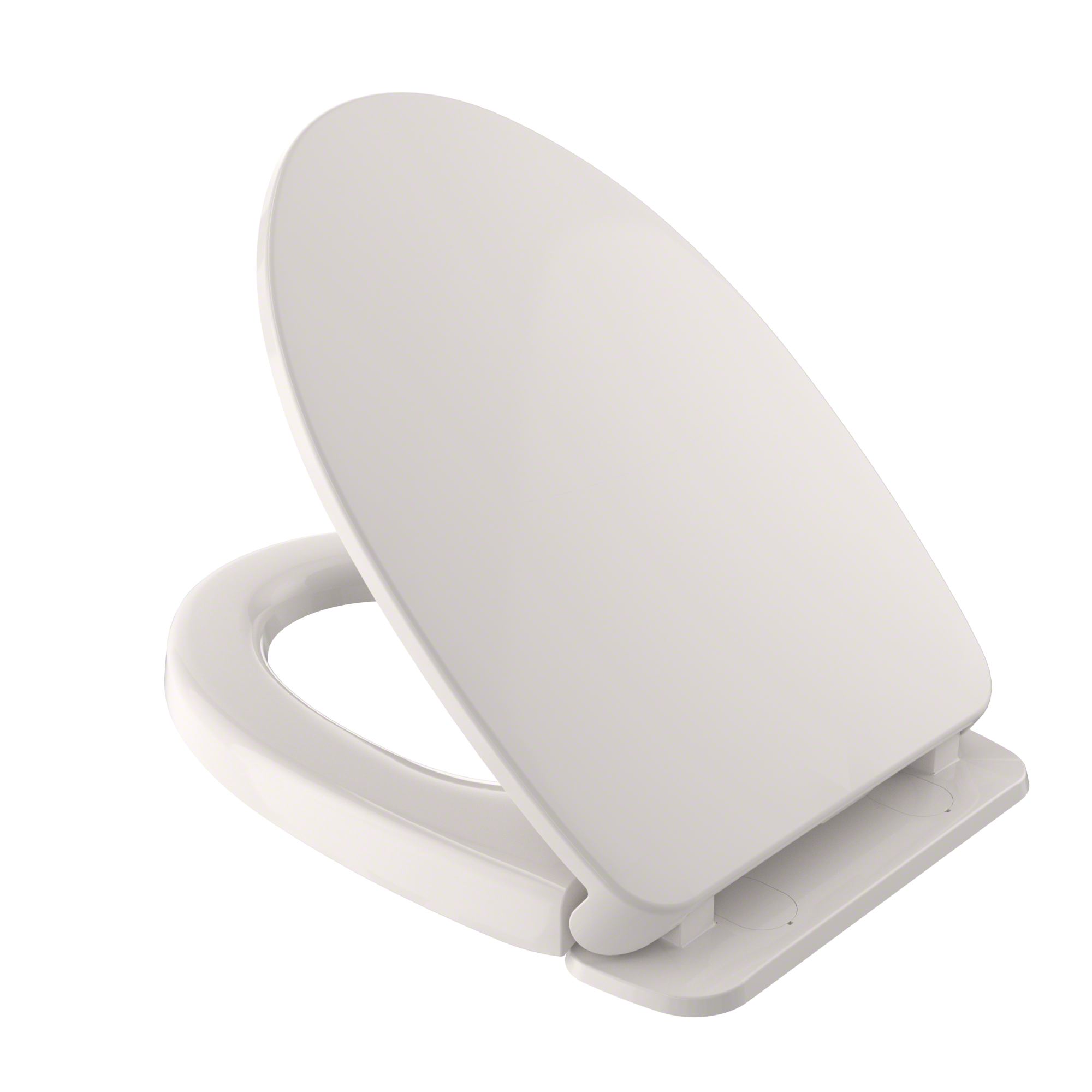 Asiento de Inodoro alargado de cierre suave en color Blanco Colonial de Plástico TOTO SS124-11