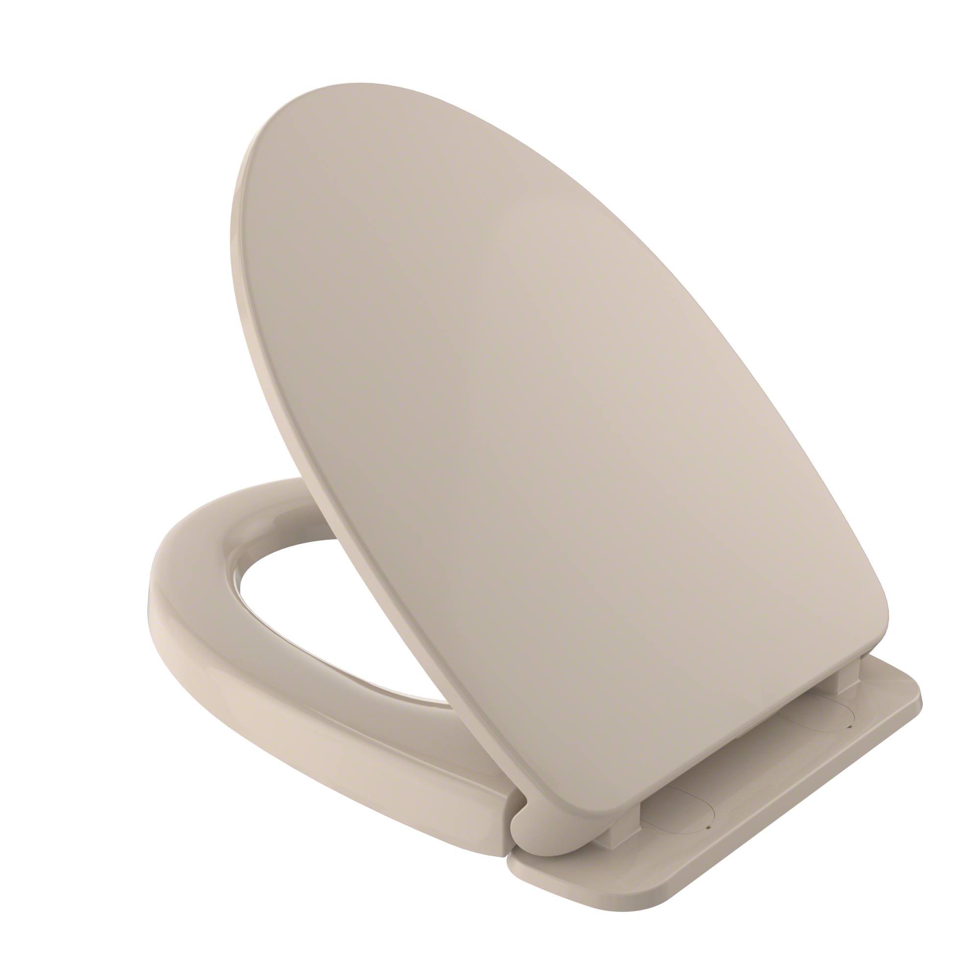 Asiento de Inodoro Alargado de Plástico con Cierre Suave tipo Hueso de TOTO SS124-03