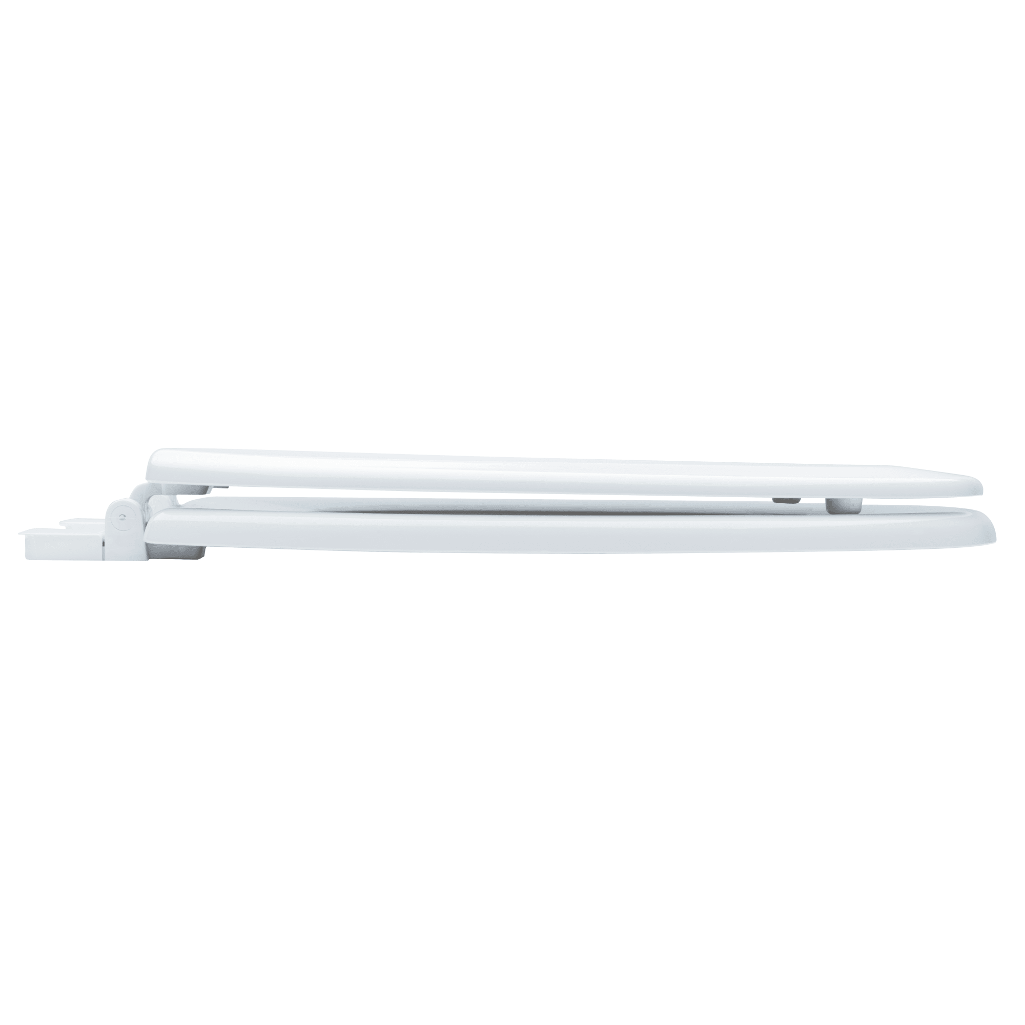 Asiento de Inodoro Blanco Alargado de Cierre Suave de Plástico PROFLO PFTSEC2000WH