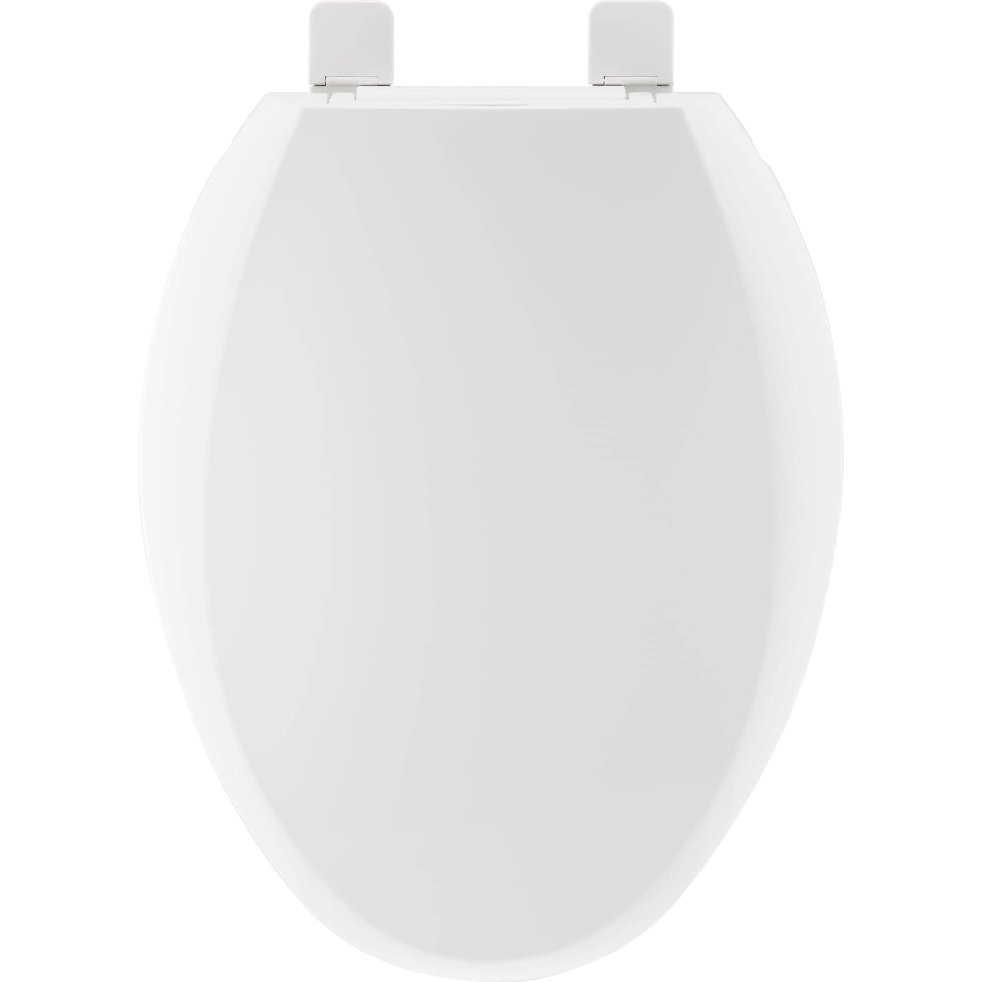 Asiento de Inodoro Blanco Alargado de Cierre Suave de Plástico PROFLO PFTSEC2000WH