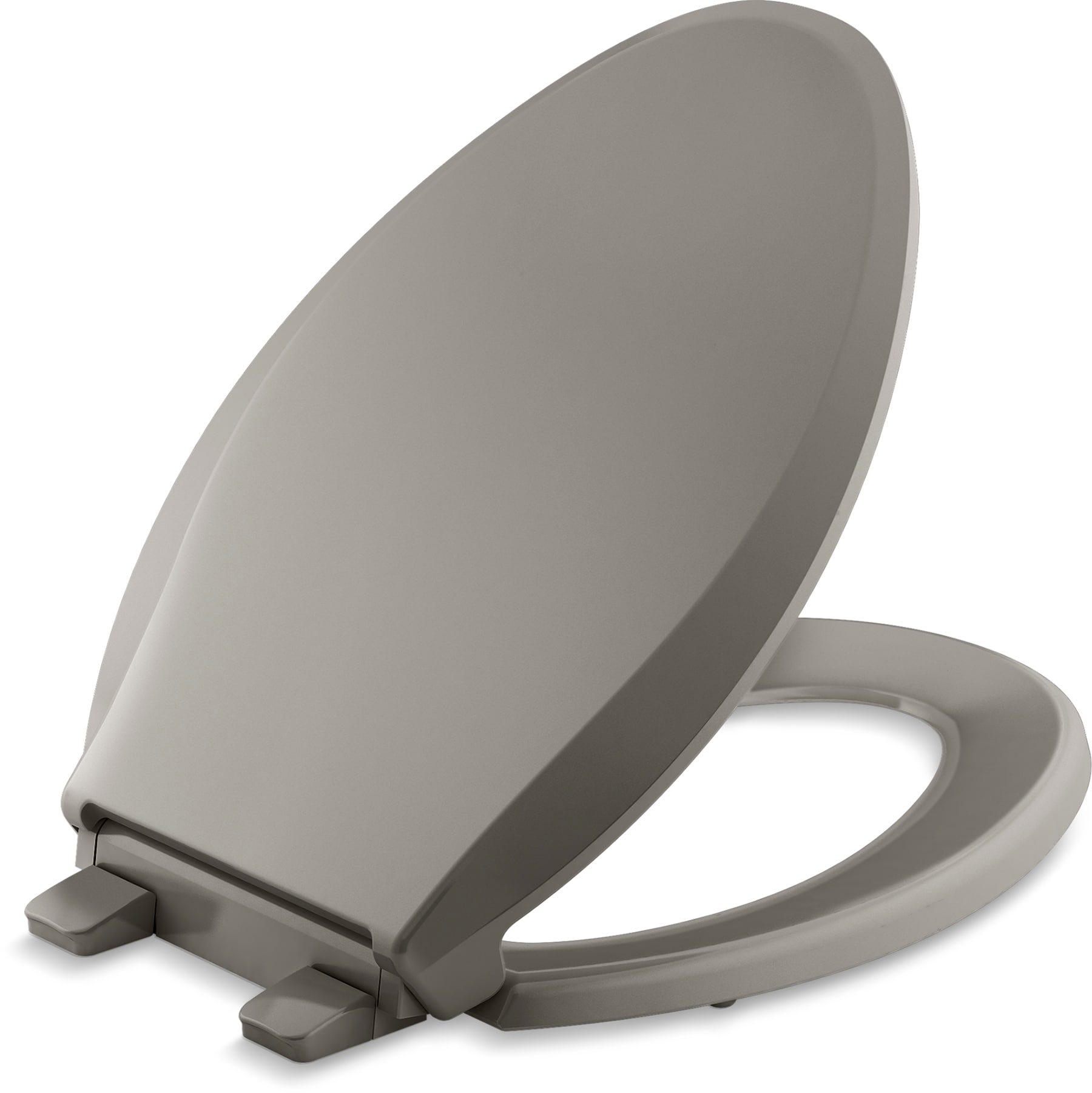 Asiento de inodoro alargado de cierre suave en plástico cimarrón Cachet KOHLER K-4636-RL-K4