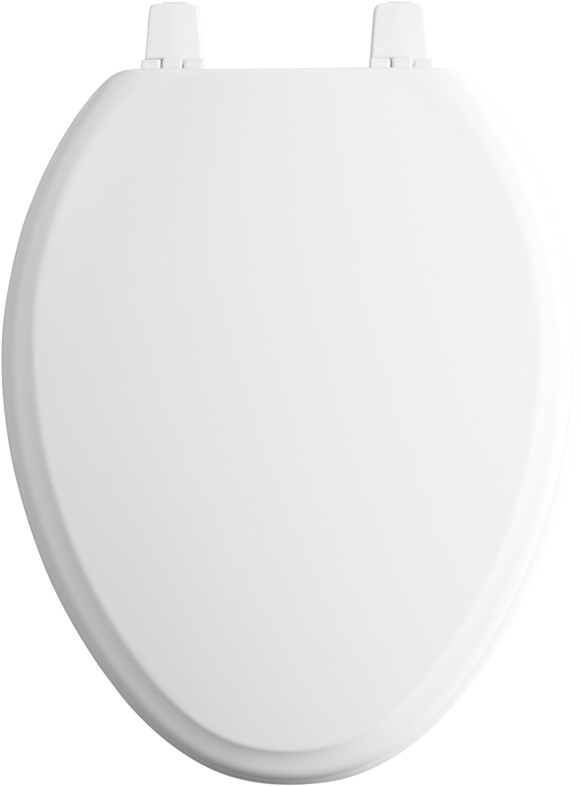 Asiento de inodoro alargado de madera blanca Ridgewood de KOHLER