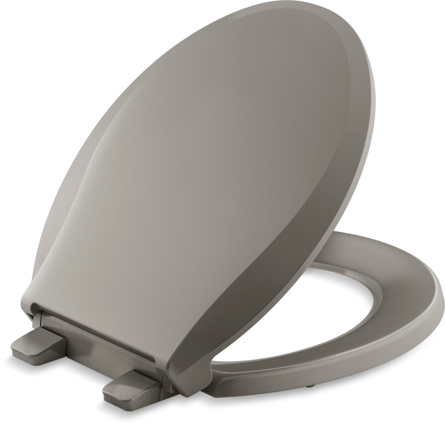 Asiento de baño redondo de cierre suave en color crema de plástico KOHLER K-4639-RL-K4