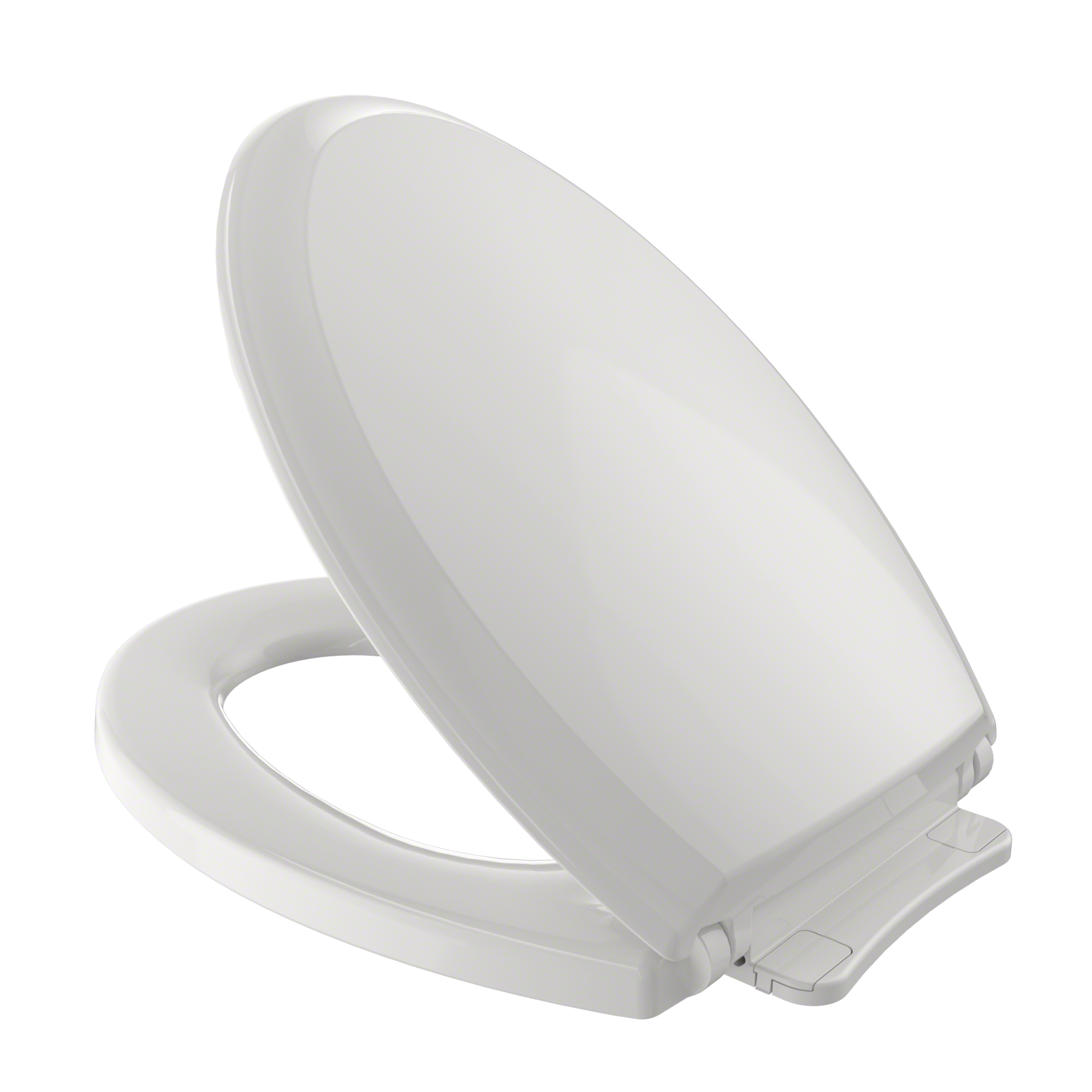 Asiento de Inodoro alargado de cierre suave en color blanco colonial de plástico TOTO Guinevere SS224-11