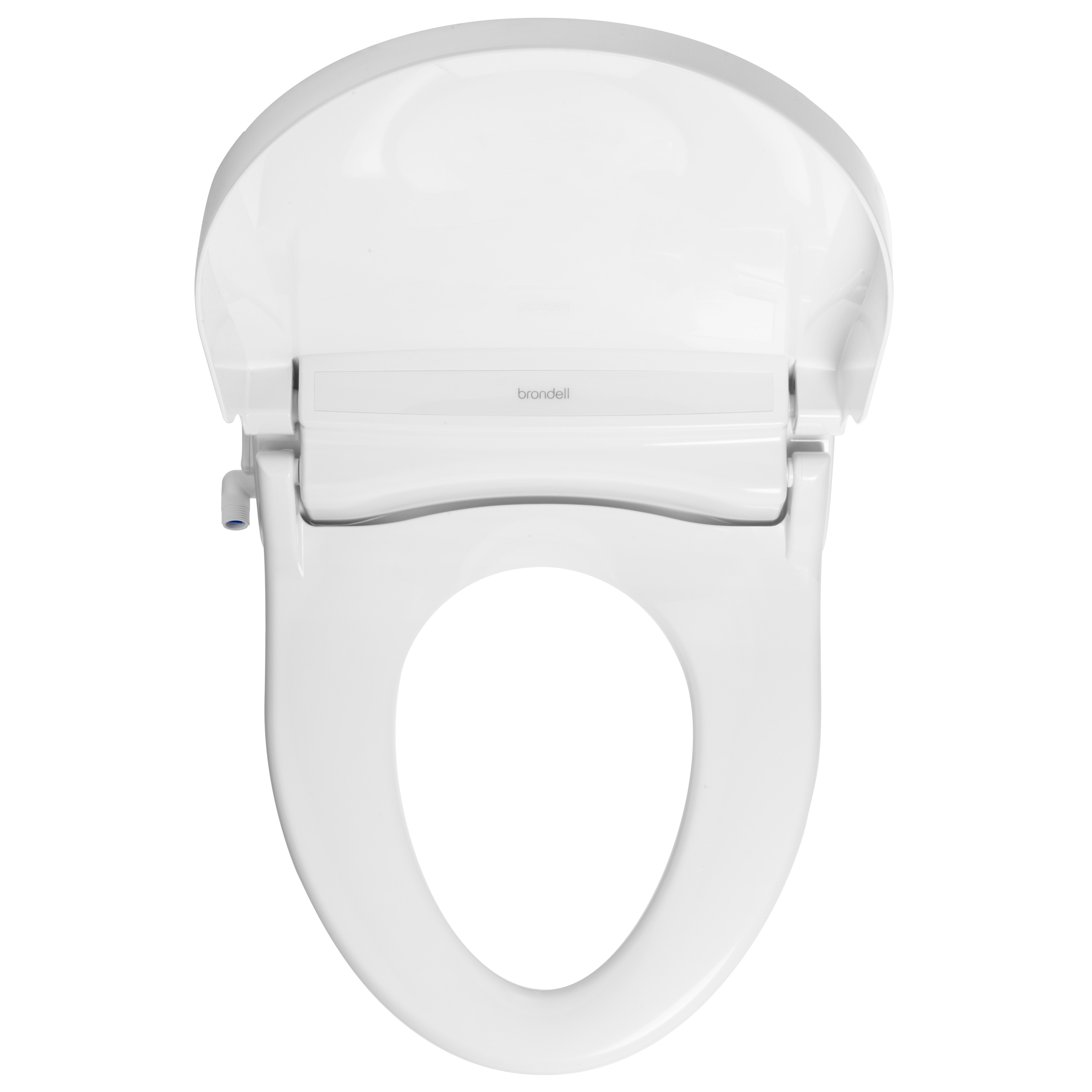 Asiento de baño con bidé eléctrico, alargado, blanco y con cierre suave y calefacción