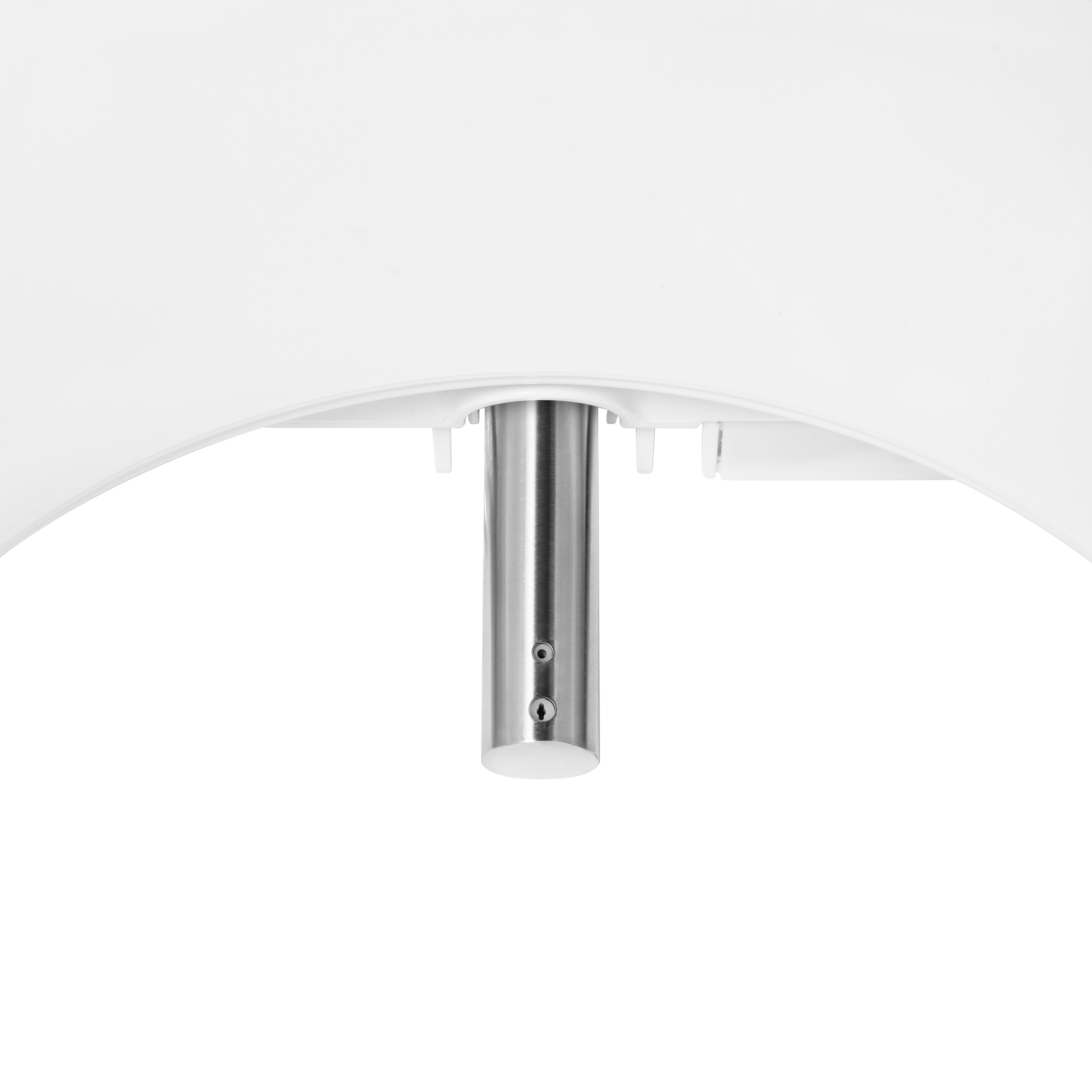 Asiento de baño con bidé eléctrico, alargado, blanco y con cierre suave y calefacción