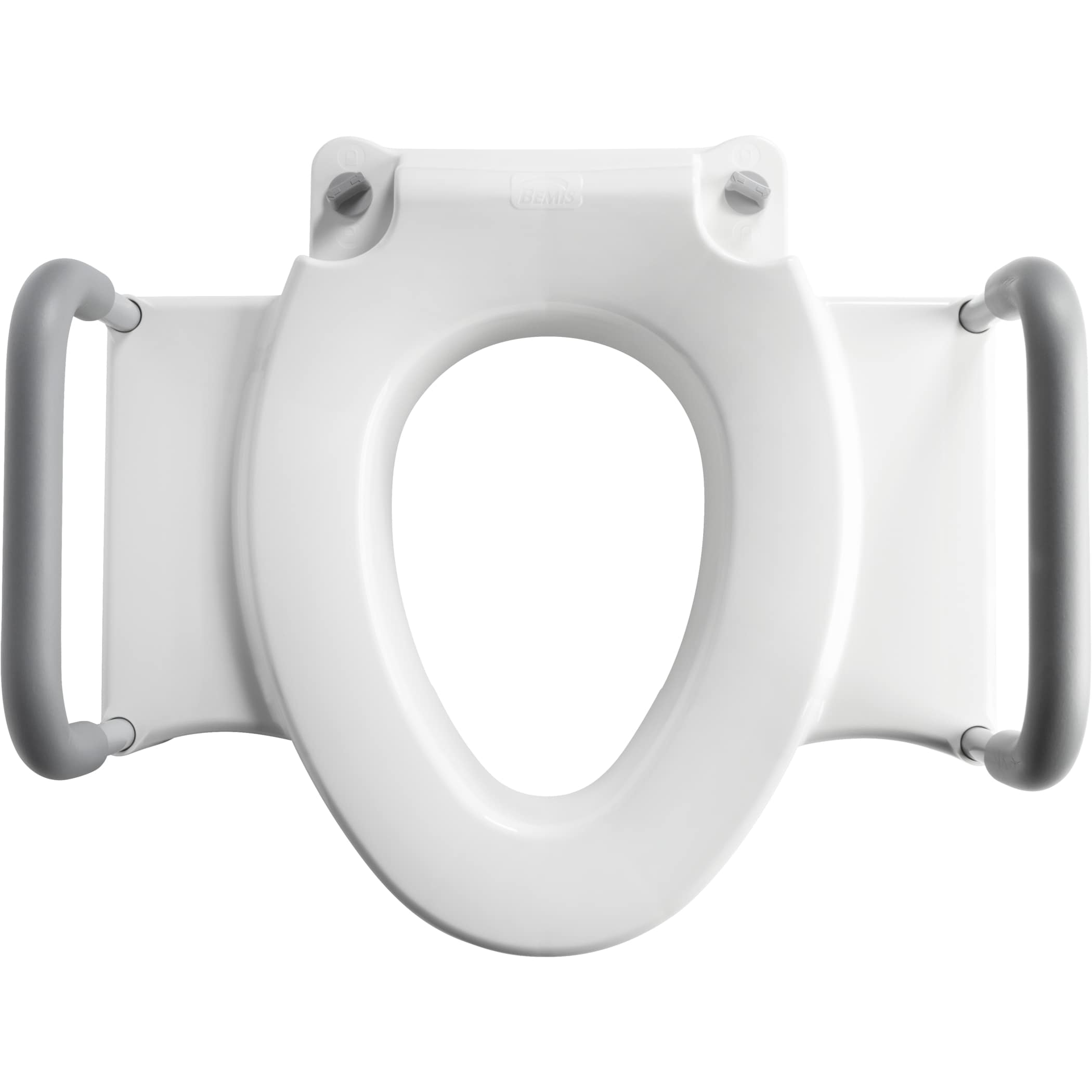 Asiento de Inodoro Blanco Alargado de Plástico Elevado Bemis Rise 4.5" A84505T 000