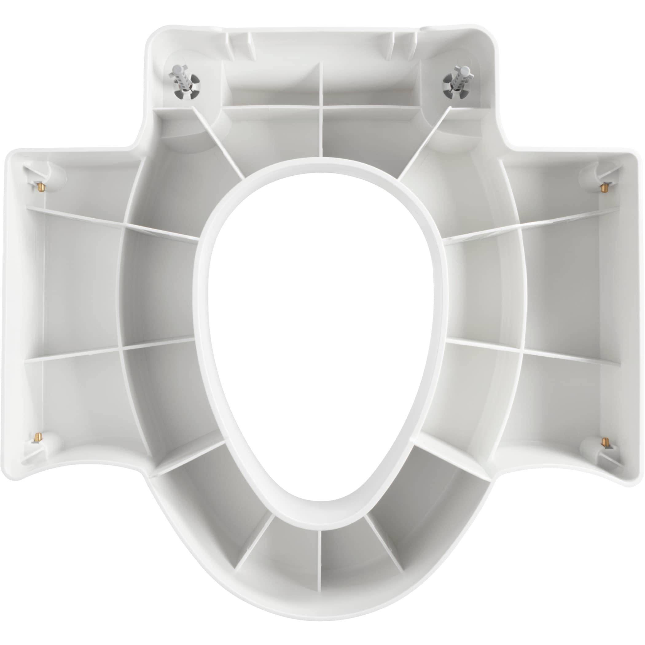 Asiento de Inodoro Blanco Alargado de Plástico Elevado Bemis Rise 4.5" A84505T 000