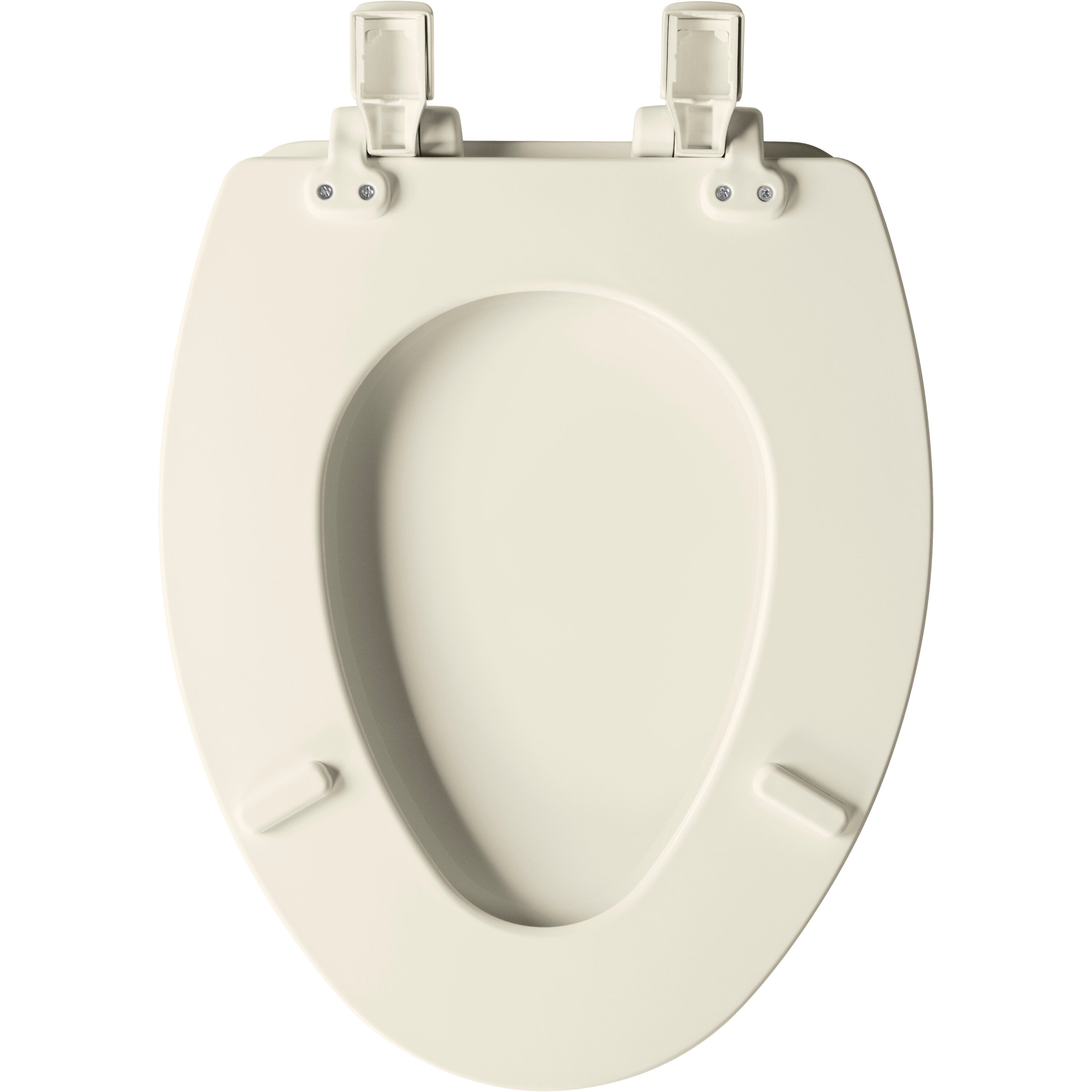 Asiento de inodoro alargado con cierre suave Bemis Ashland Wood Biscuit 1600E4 346