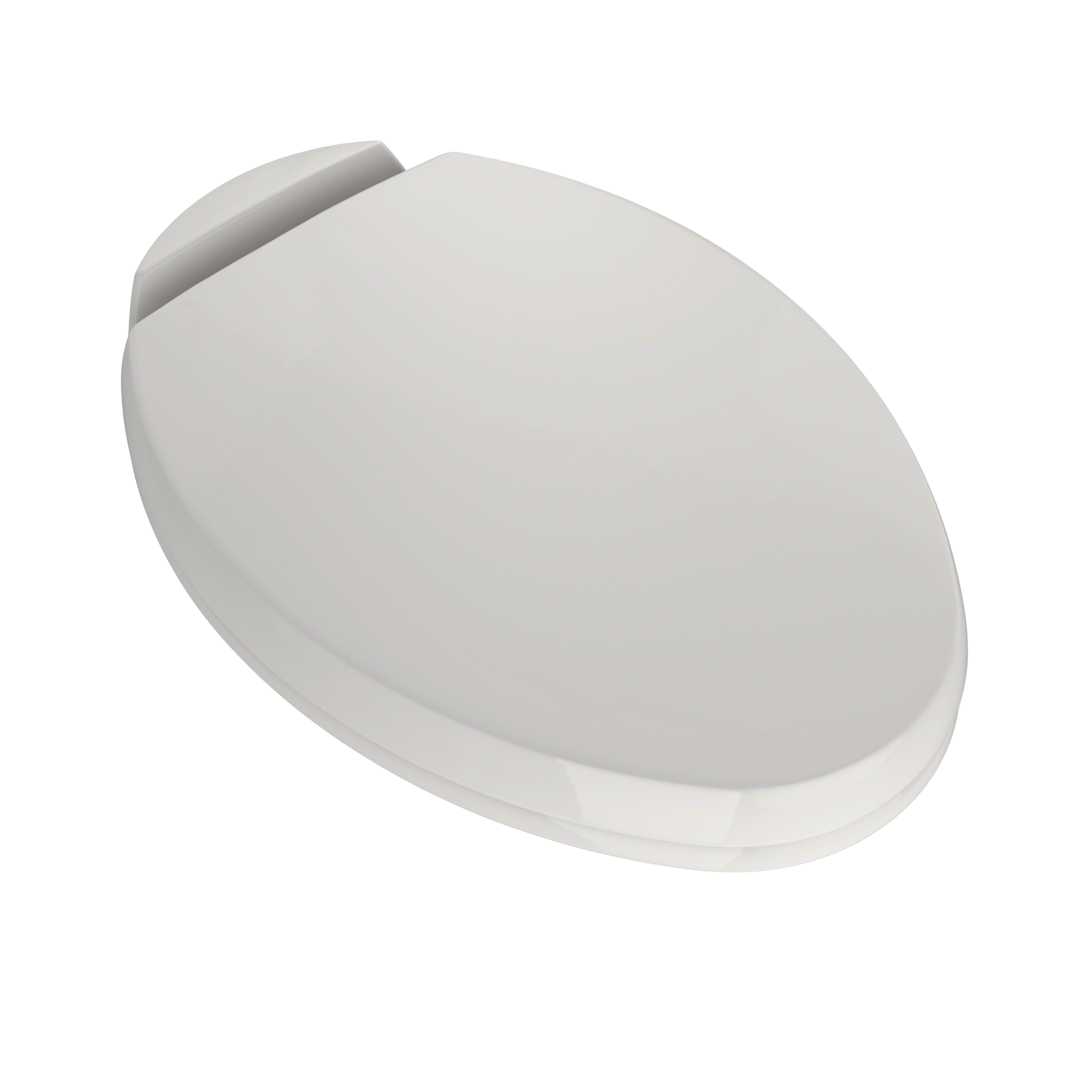Asiento de inodoro alargado de cierre suave en color blanco colonial de plástico TOTO SS204-11