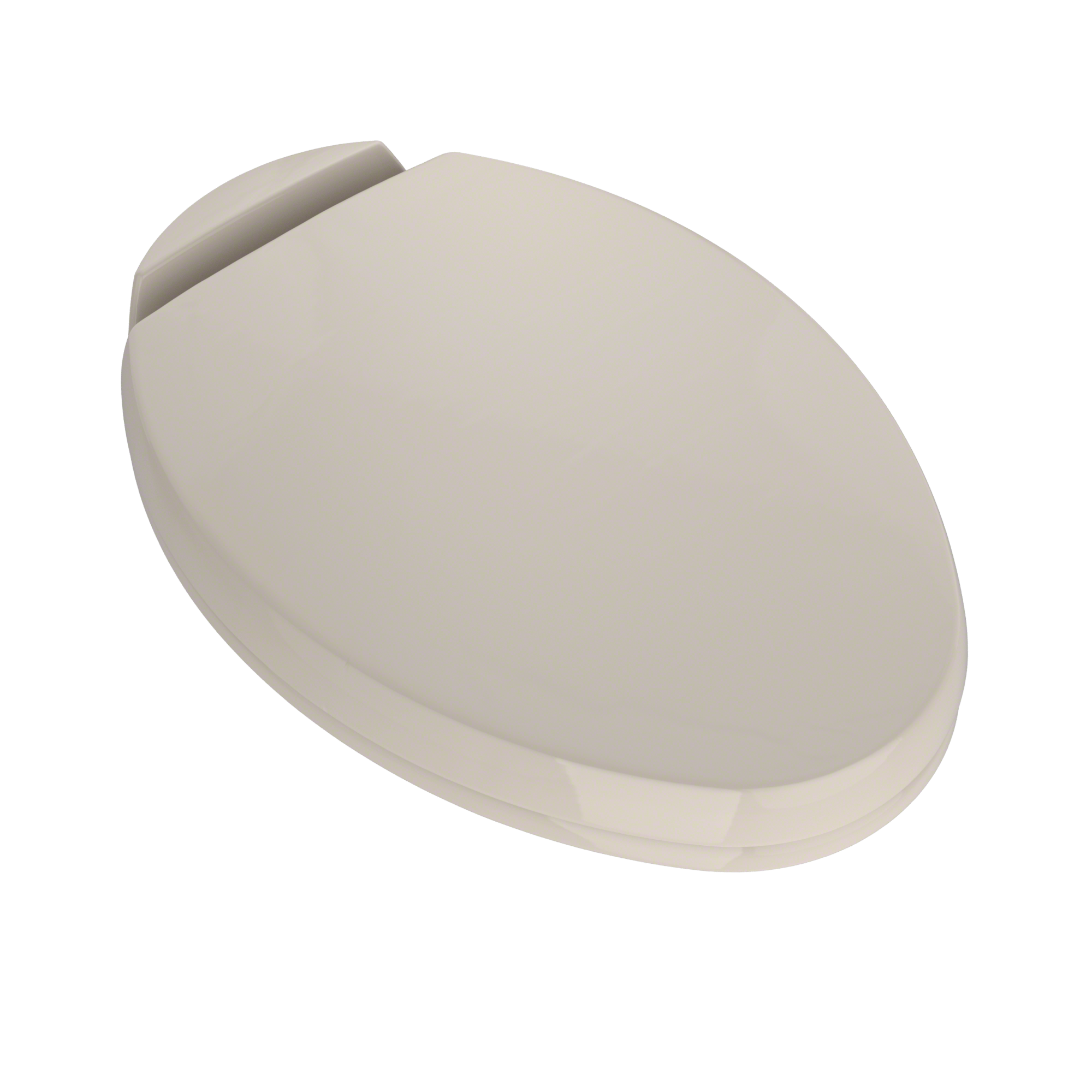 Asiento de inodoro alargado de plástico en color hueso con cierre suave TOTO SS204-03