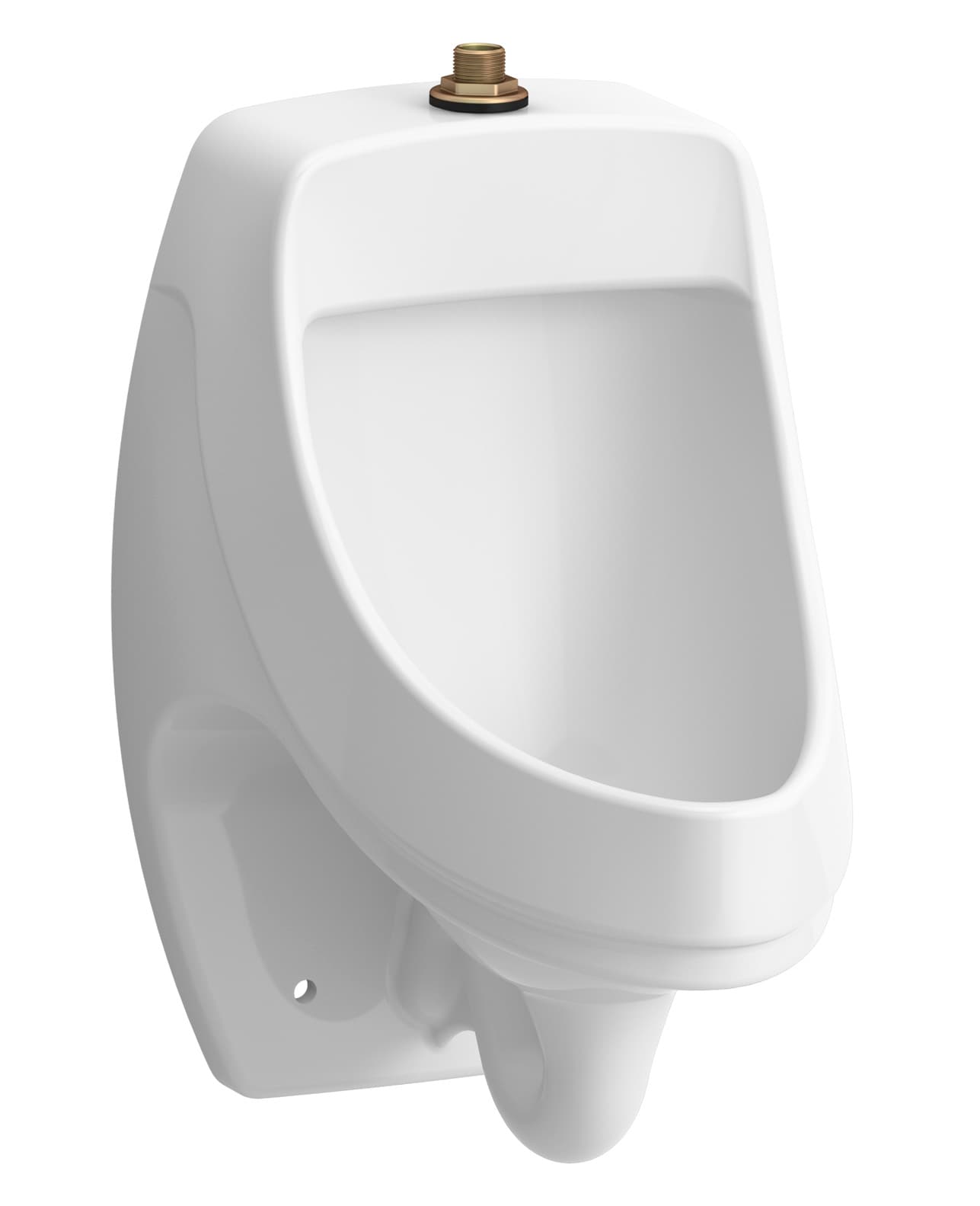 Mingitorio sin contacto montado en la pared con tecnología WaterSense blanco de 1.0 GPF (3.79 LPF) de KOHLER (13.75 pulgadas x 20.75 pulgadas) 5452-ET-0