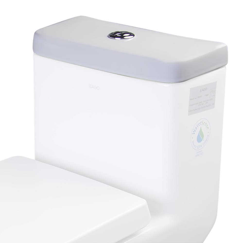 Tapa de tanque de baño de porcelana blanca EAGO R-353LID