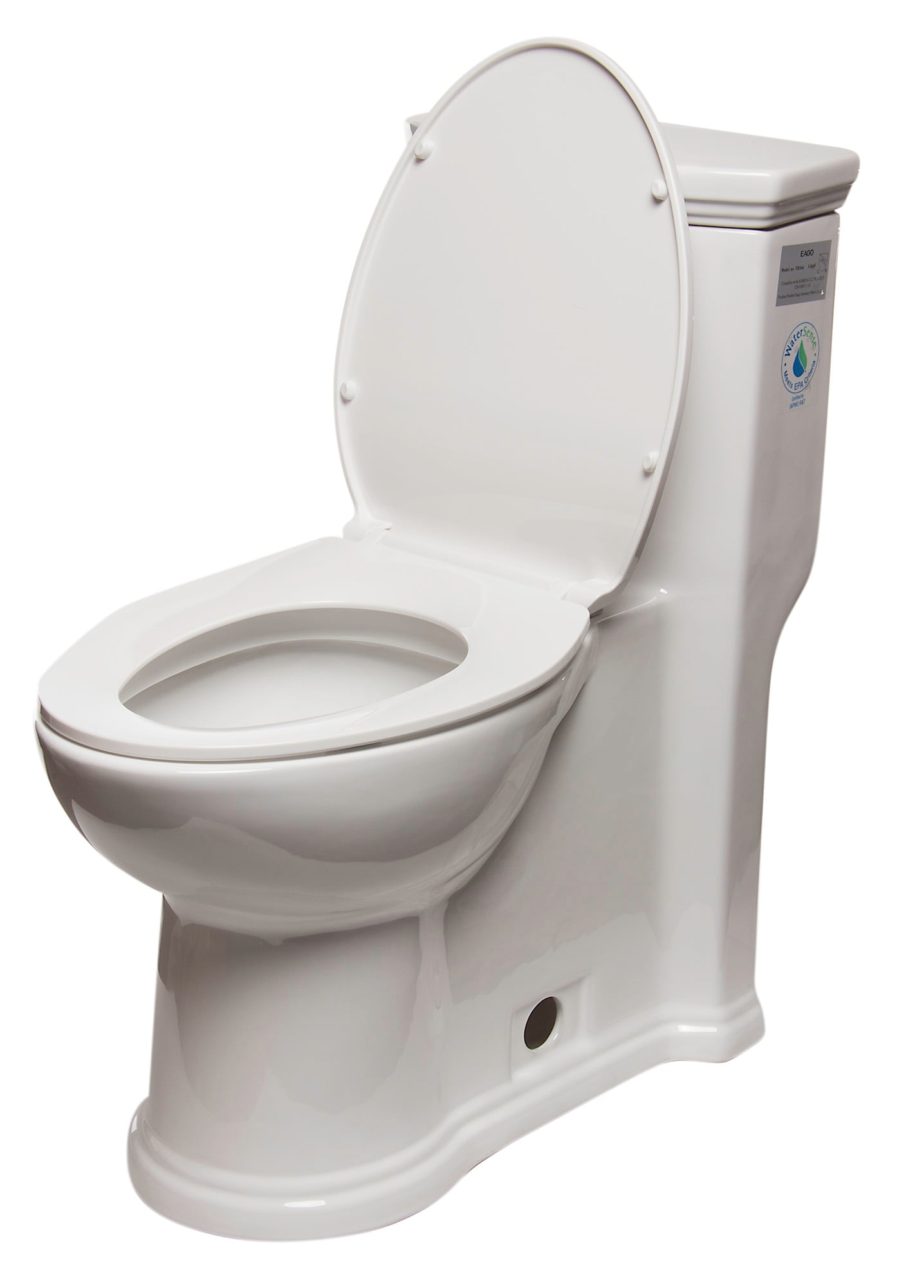 Tapa de tanque para inodoro de porcelana blanca EAGO R-364LID