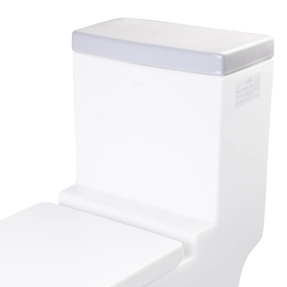 Tapa de tanque de baño de porcelana blanca EAGO R-326LID