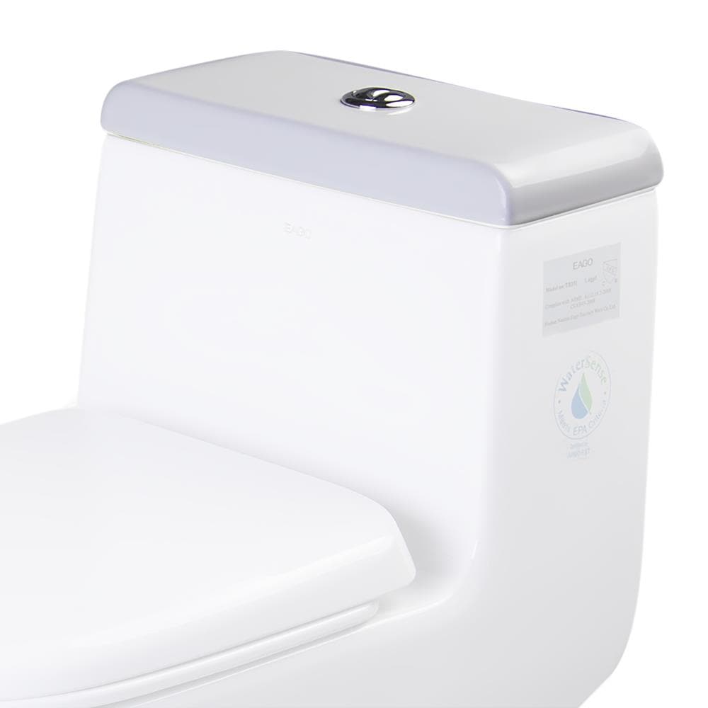 Tapa para tanque de inodoro de porcelana blanca EAGO R-351LID