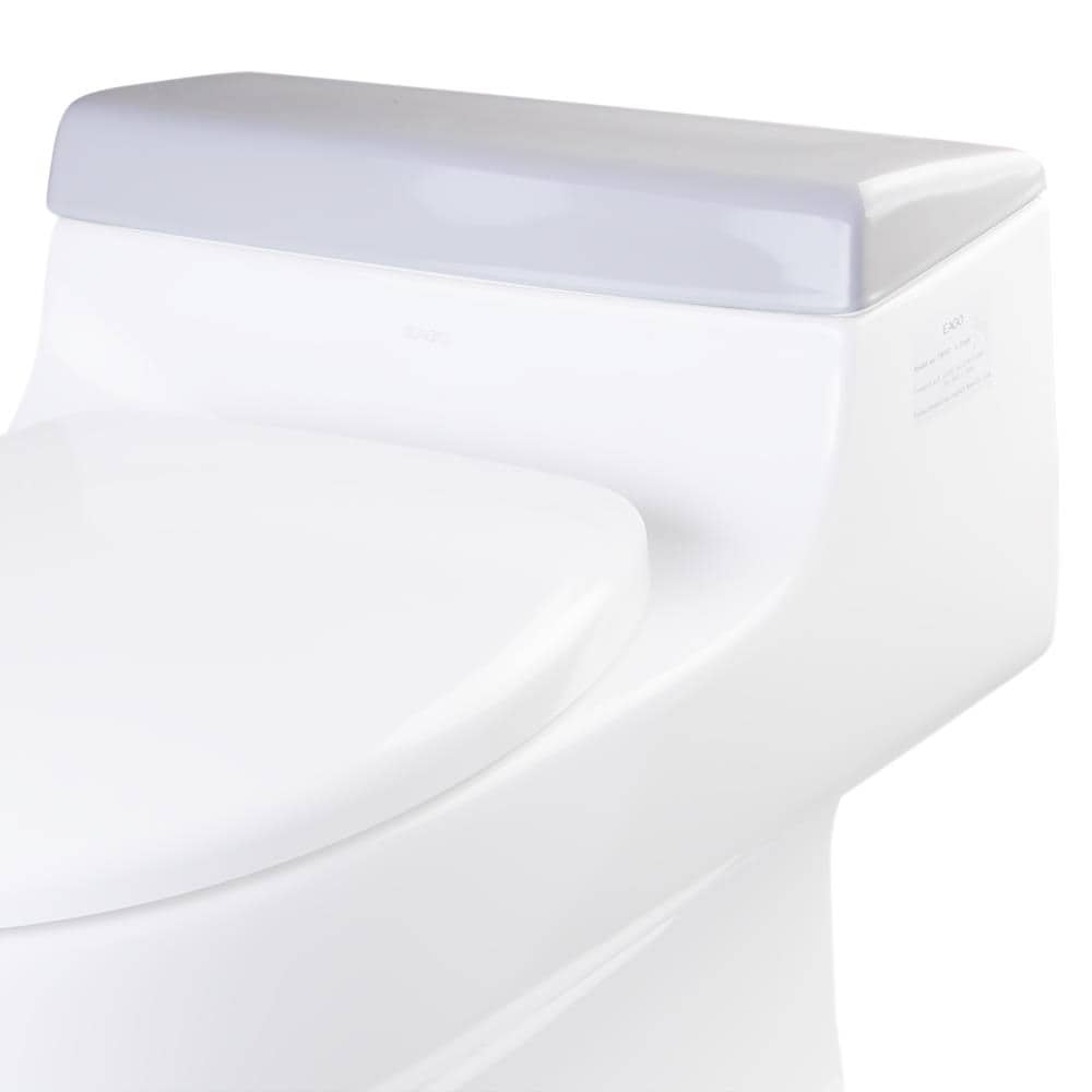 Tapa del tanque de baño de porcelana blanca EAGO R-352LID