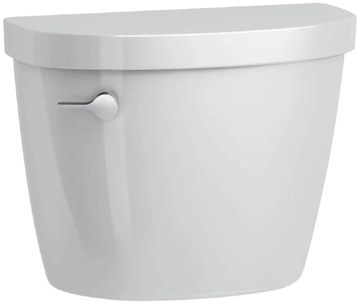 Tanque de inodoro con descarga simple de 1.6 GPF en Gris Hielo Cimarrón KOHLER K-31614-95