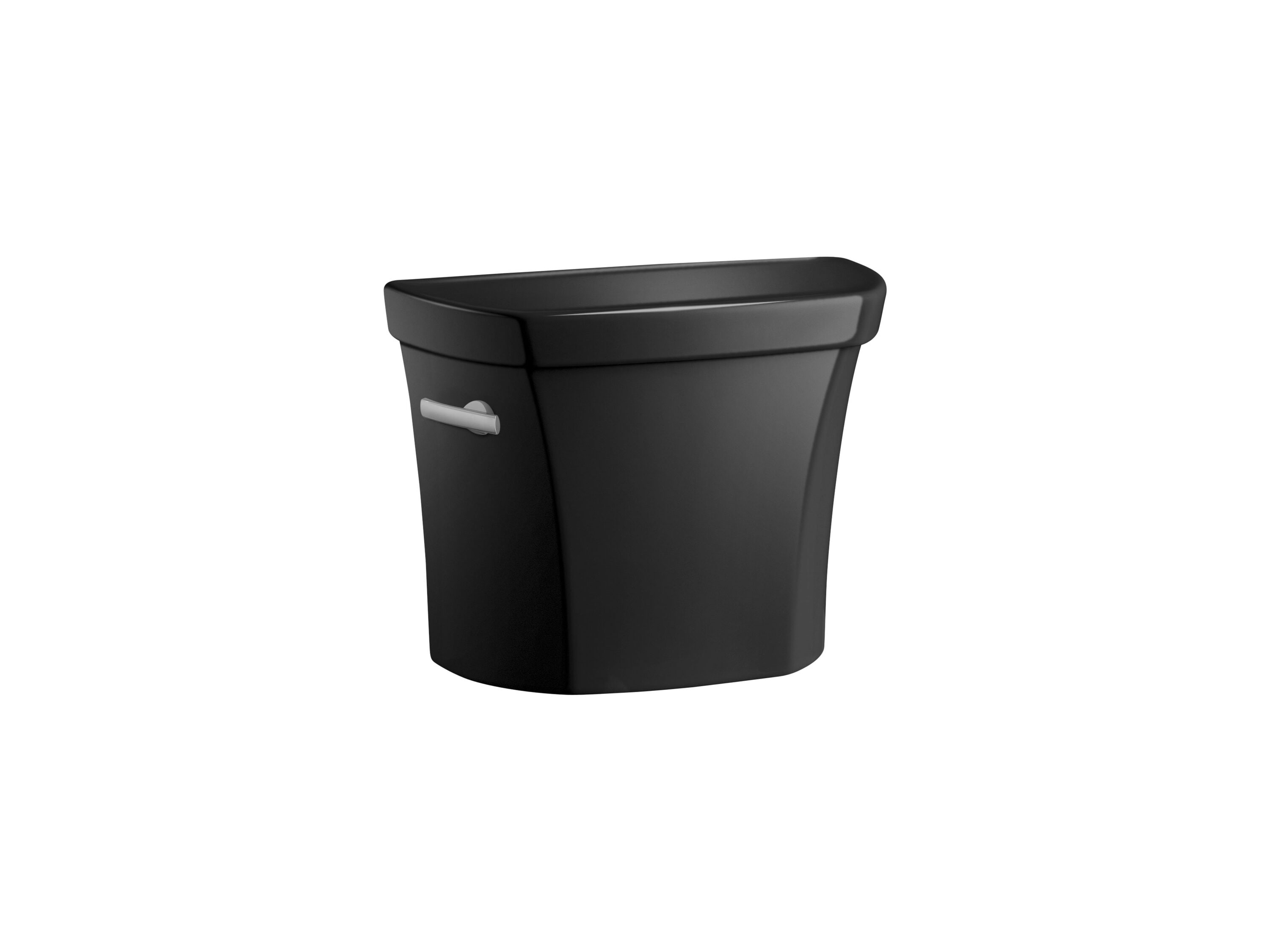 Tanque de inodoro de alta eficiencia color Negro Negro KOHLER Wellworth 1.28 GPF con descarga única