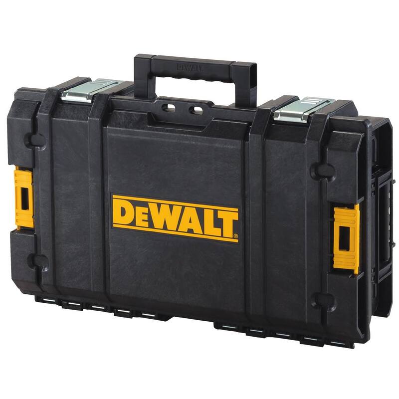 DEWALT ATOMIC 20V MAX Taladro/destornillador inalámbrico sin escobillas de 1/2 pulgadas Kit, (1) Batería de 4.0Ah, Cargador y Caja de herramientas Tough System de 22 pulgadas - HDCOMKITQ220