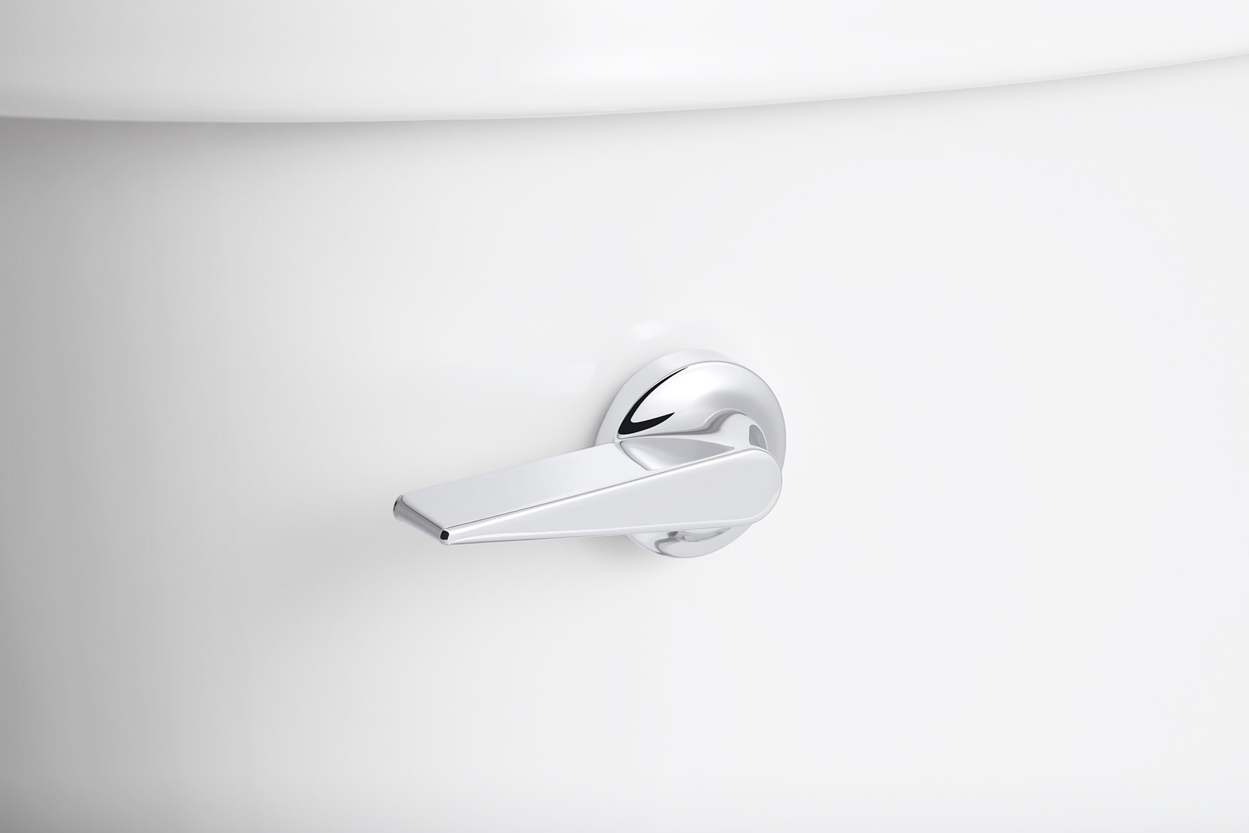 Tanque de inodoro de descarga única KOHLER Kingston Blanco 1.28 GPF K-25100-0