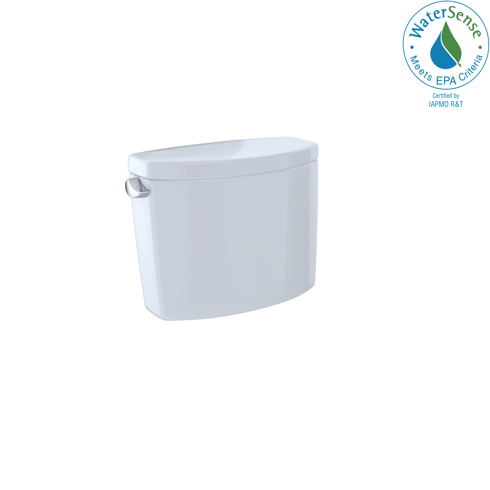 Tanque de inodoro de alta eficiencia TOTO Drake II Blanco de algodón 1.28 GPF con descarga sencilla