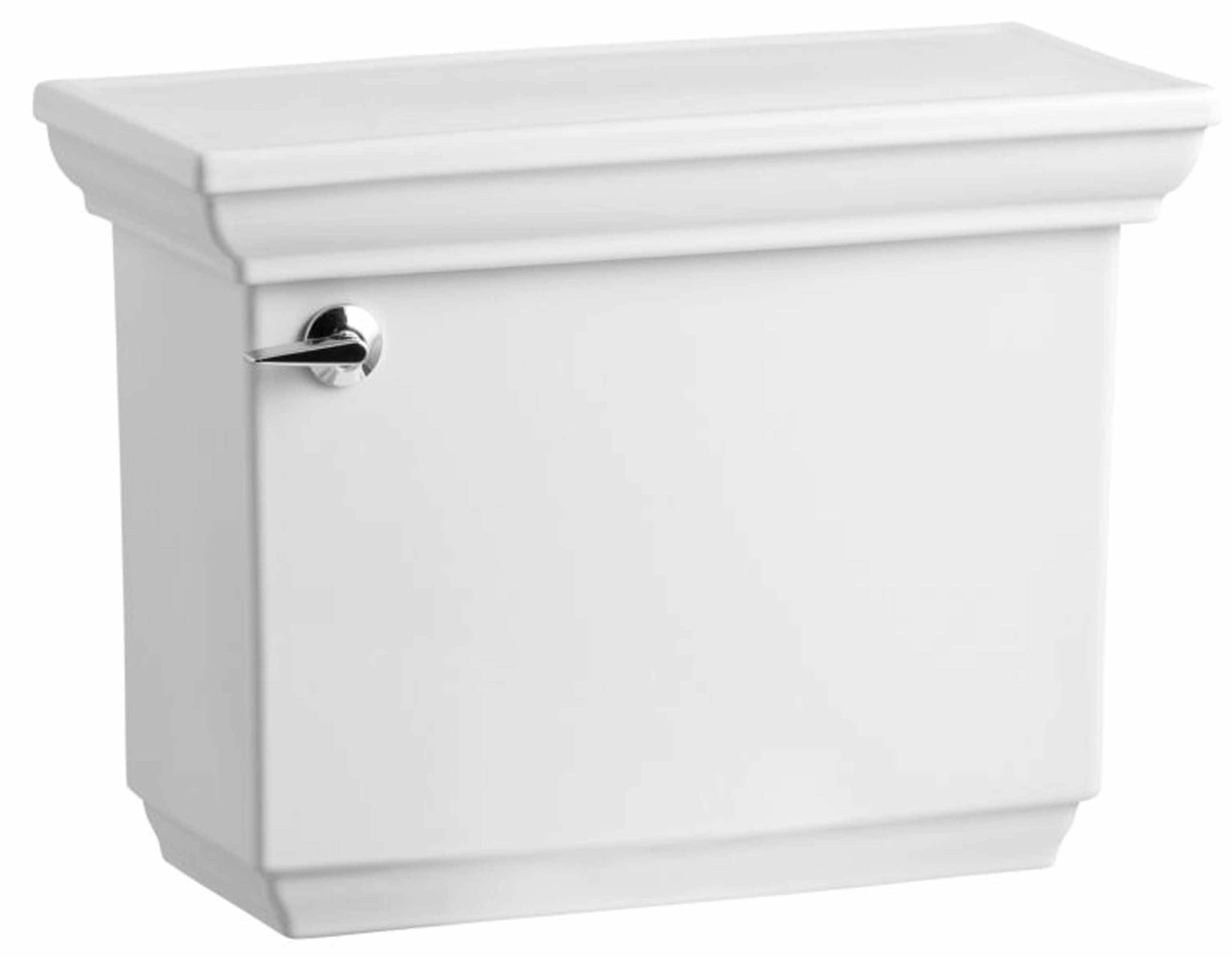 Tanque de inodoro de alta eficiencia de descarga única de 1.6 GPF en blanco Memoirs KOHLER 4642-0