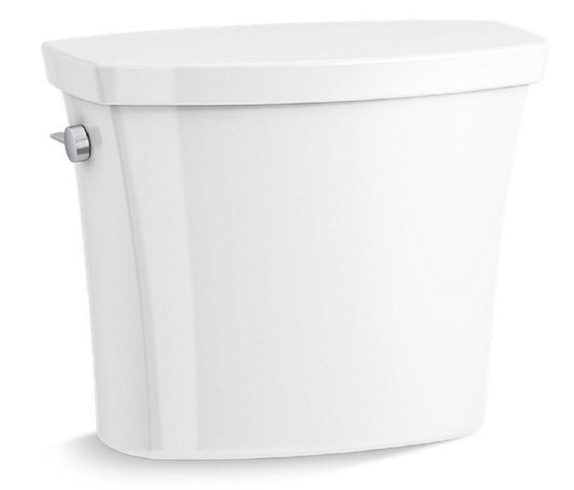 Tanque de baño de un solo tirón KOHLER blanco de 1.28 galones por descarga 32818-0