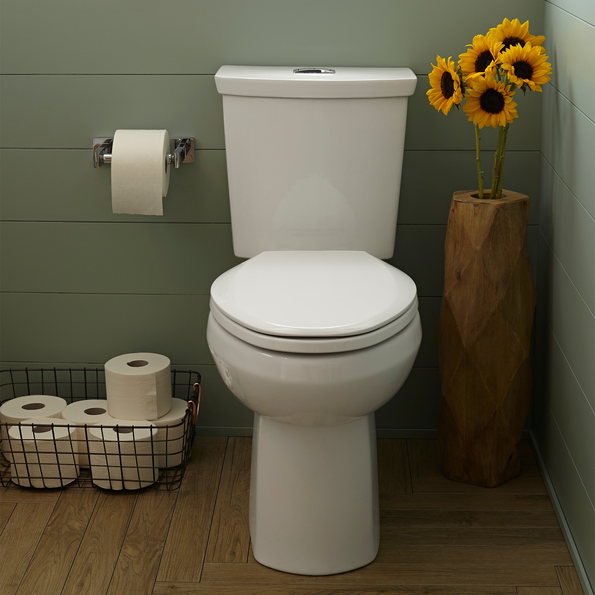 Tanque de baño American Standard H2Option Blanco de Doble Descarga de Alta Eficiencia de 1.28 GPF 4133A218.020