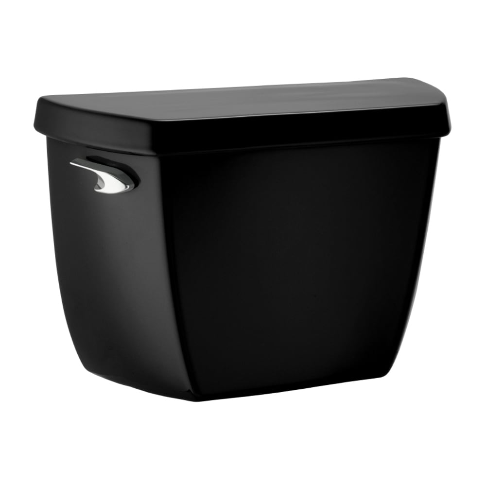 Tanque de inodoro de alta eficiencia con descarga única en negro intenso de la línea Highline KOHLER 4484-7.