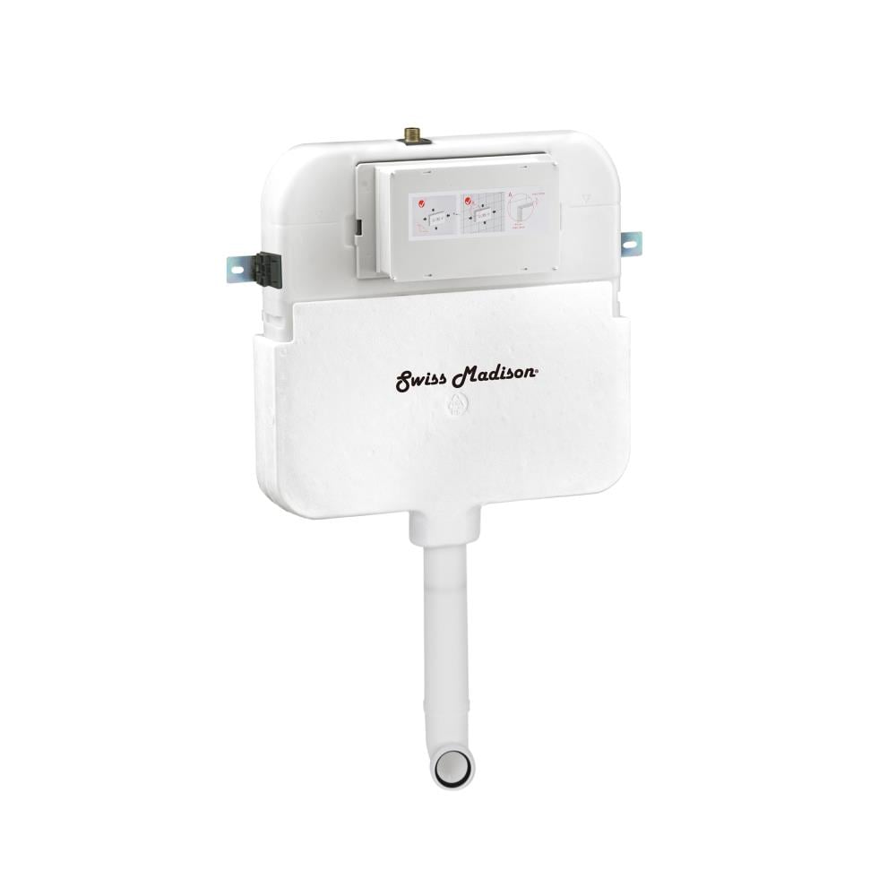 Tanque de inodoro de doble descarga Swiss Madison en color gris 0.8 GPF SM-WC324