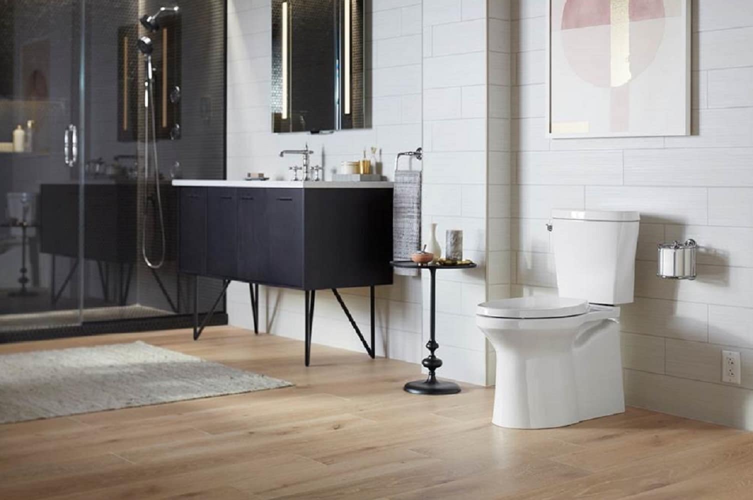 Tanque de baño con descarga única de 1.28 galones por descarga en color blanco KOHLER 20203-0