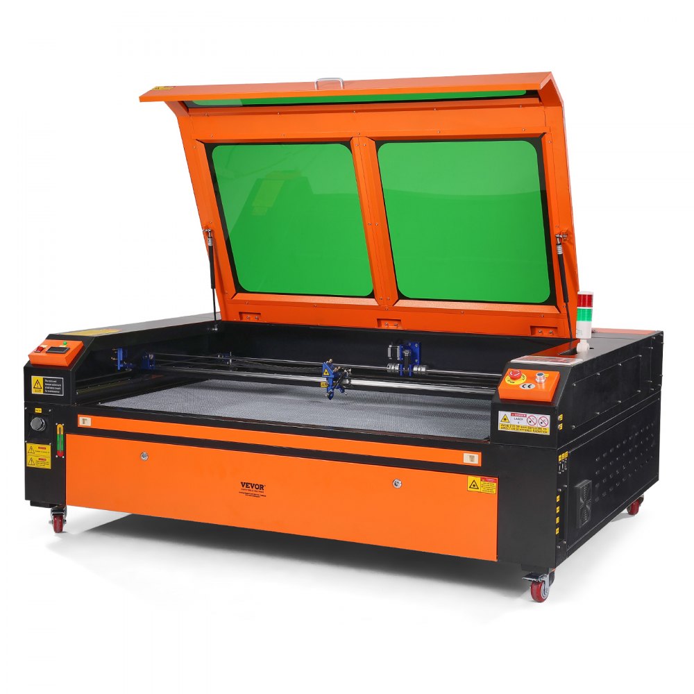 VEVOR 130W CO2 Laser Engraver, 35 x 55 in, 19.7 IPS Laser Cutter Machine with 2-Way Pass Air Assist, Compatible with LightBurn, CorelDRAW, AutoCAD, Windows, Mac OS, Linux, for Wood Acrylic Fabric More - YTSDKJCO213096IBJV1