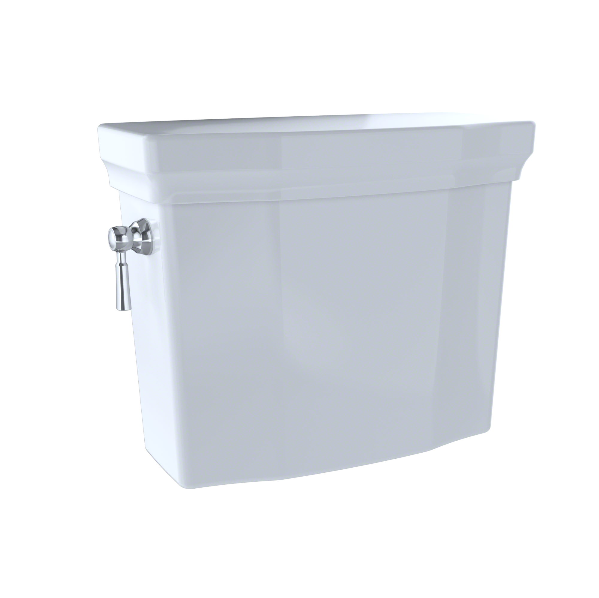 Taza de baño de alta eficiencia de un solo descarga TOTO Promenade Blanco Algodón 1.28 -GPF Tanque de inodoro ST403E-01.