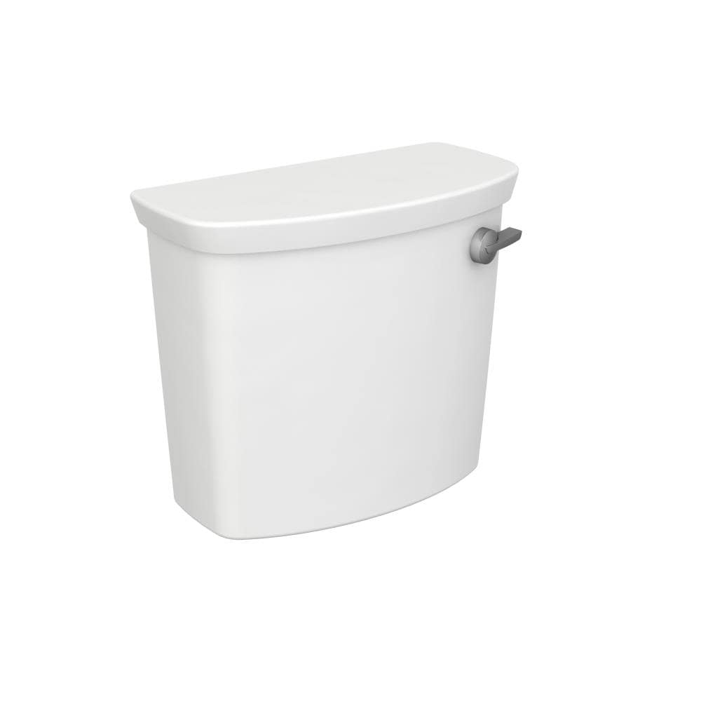 Taza de baño de doble descarga de alta eficiencia American Standard YorkVille Blanca 1.28 -GPF Tanque de inodoro 4385A138.020